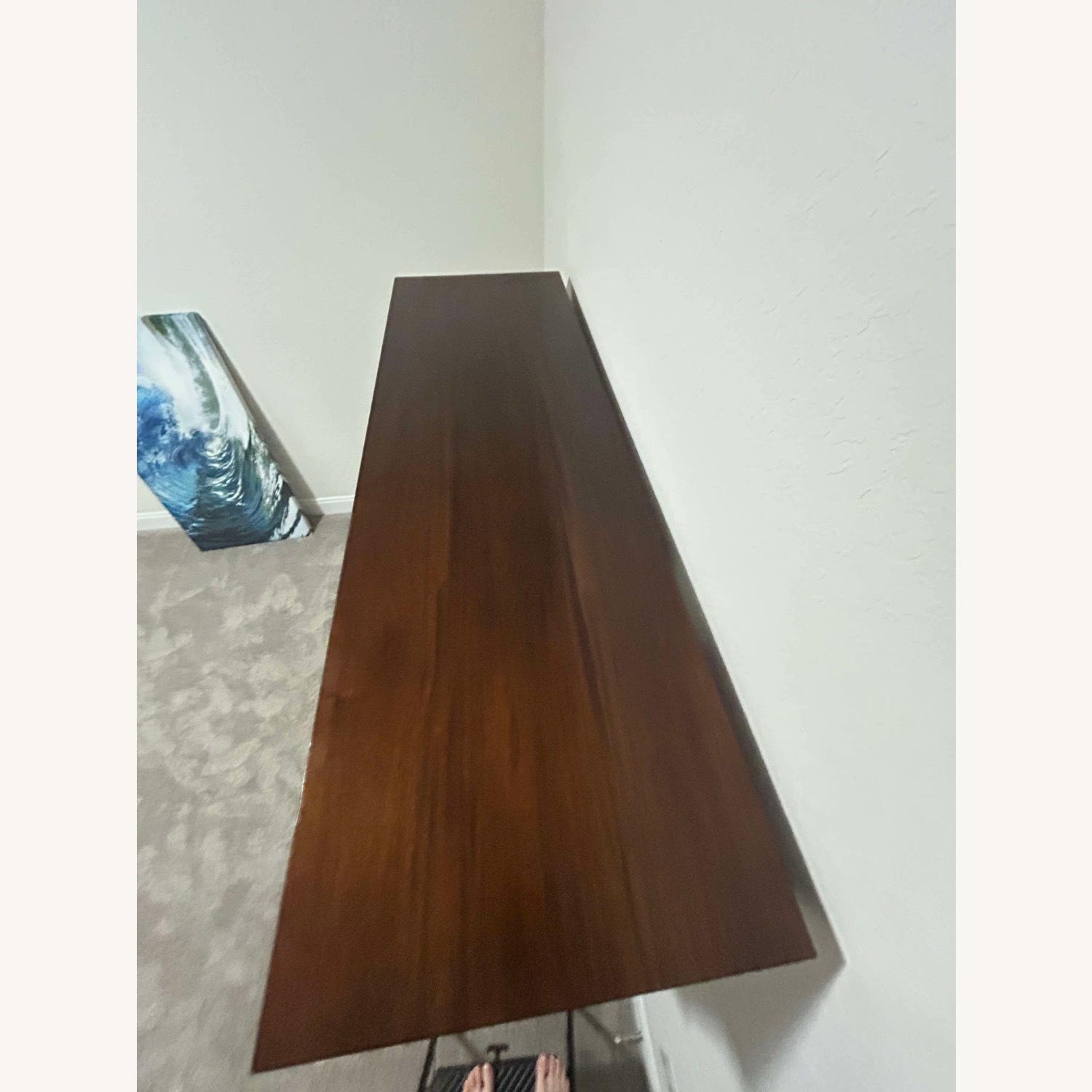 Solid Dark Wood Armoire - image-4