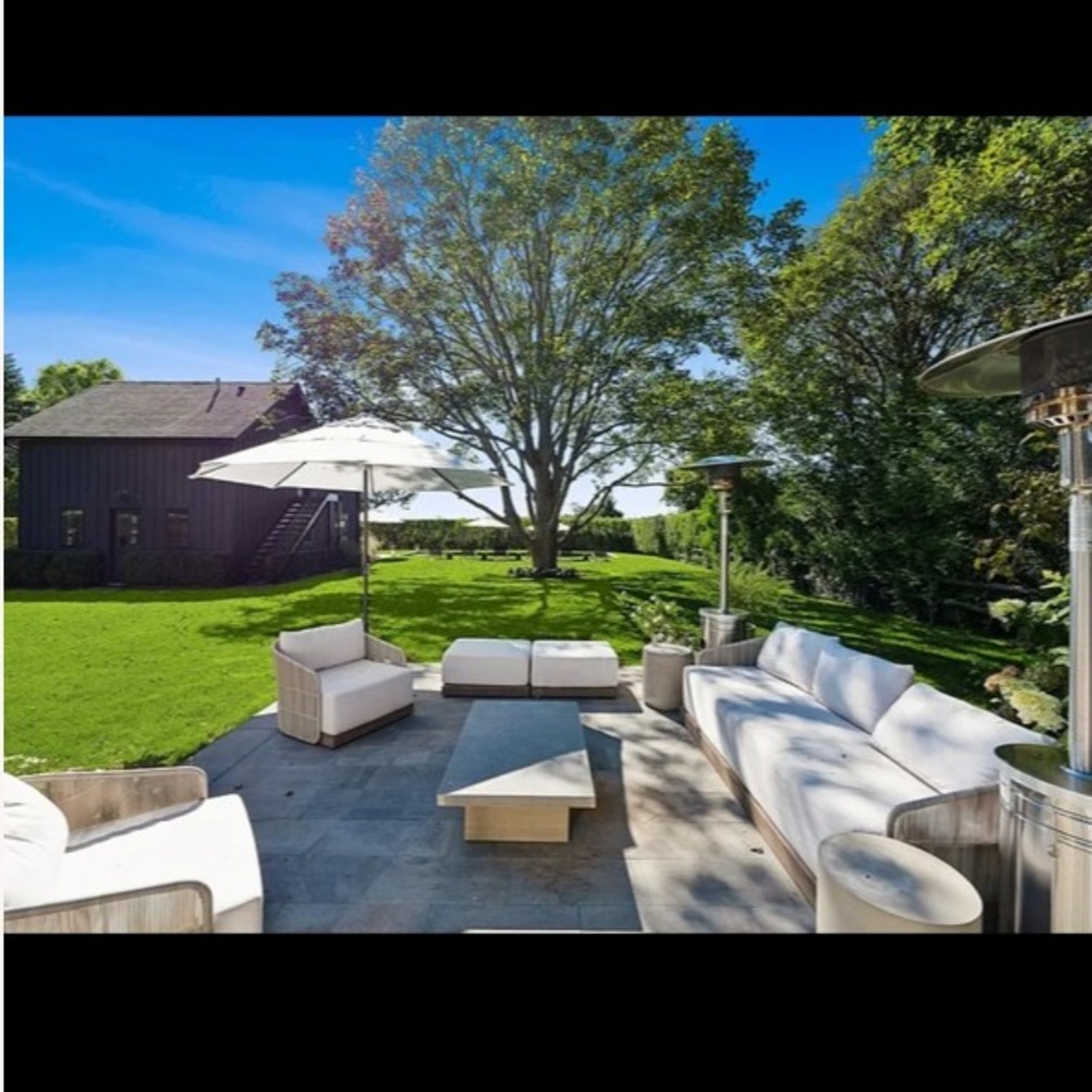 Restoration Hardware Havana Patio Set, Couch, 2 Chairs, 2 Ottomans - image-1