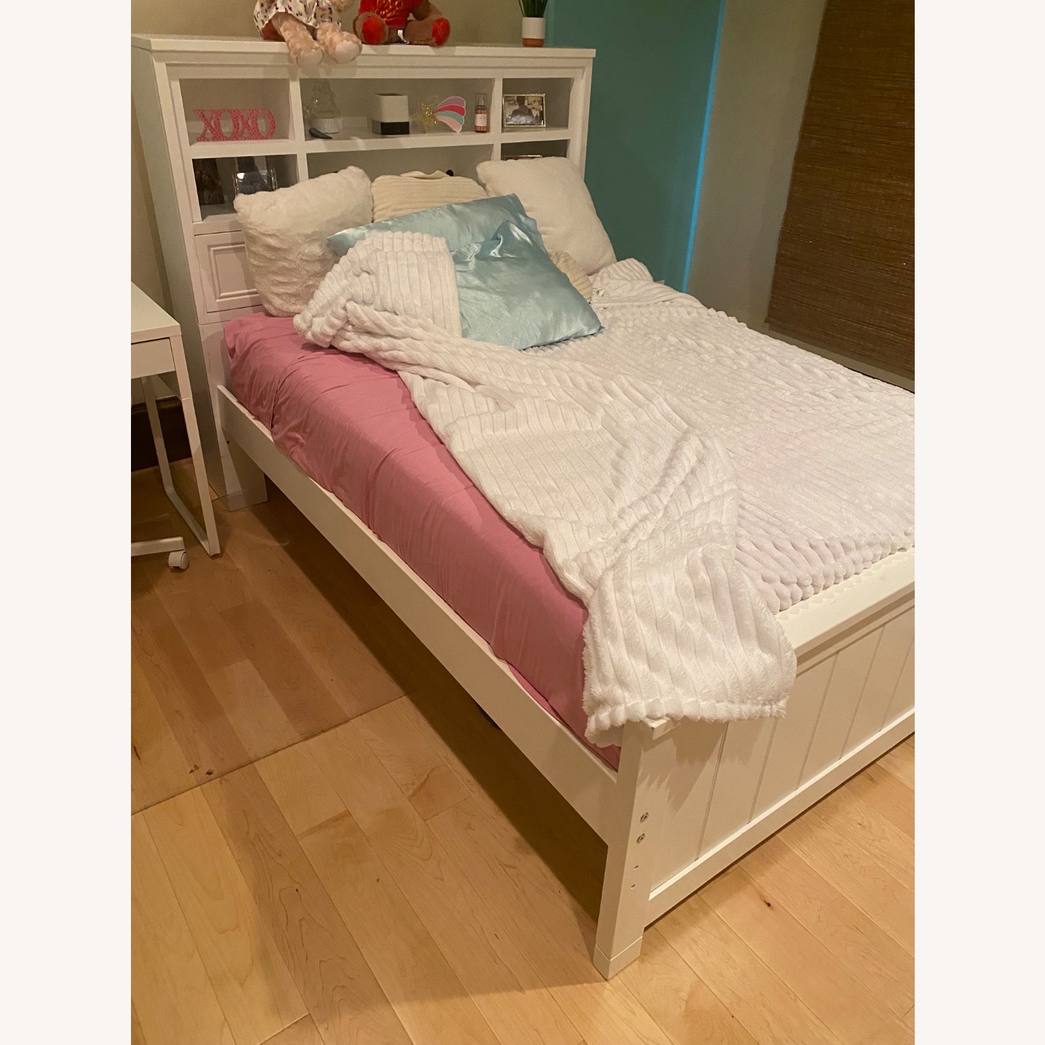 Bookshelf Full Bed W Twin Bed or Storage Under - image-2