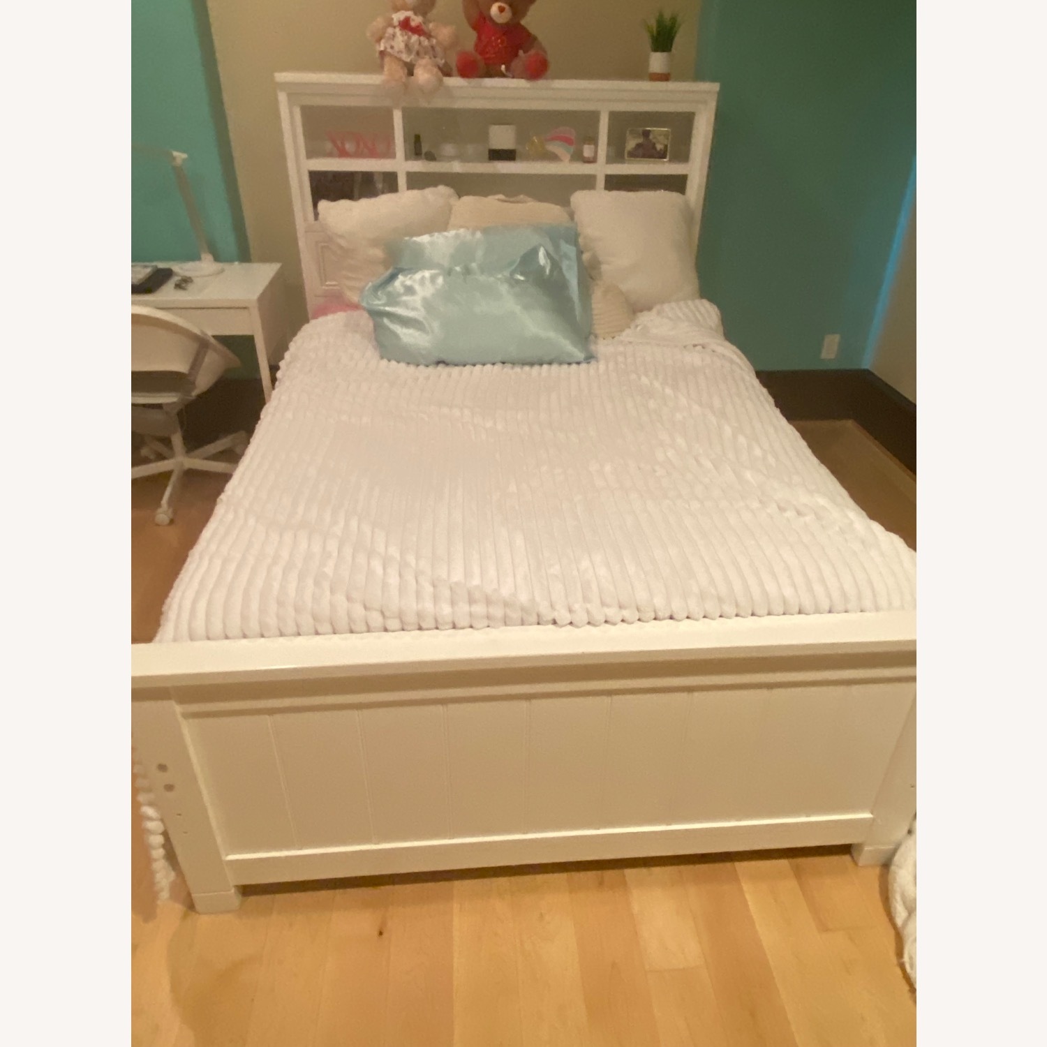 Bookshelf Full Bed W Twin Bed or Storage Under - image-3