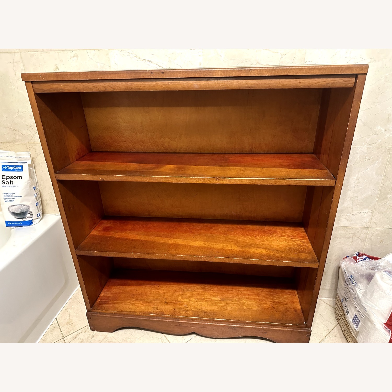 Vintage Wooden Bookcase - image-3