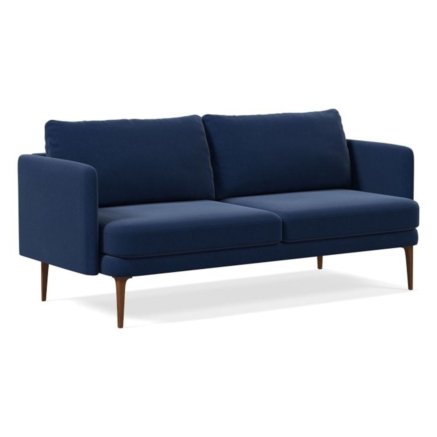 West Elm Midnight Twill Auburn Sofa - image-4