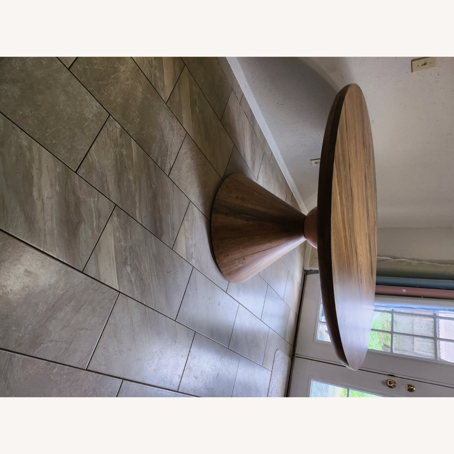 Round Wood Dining Table - image-5