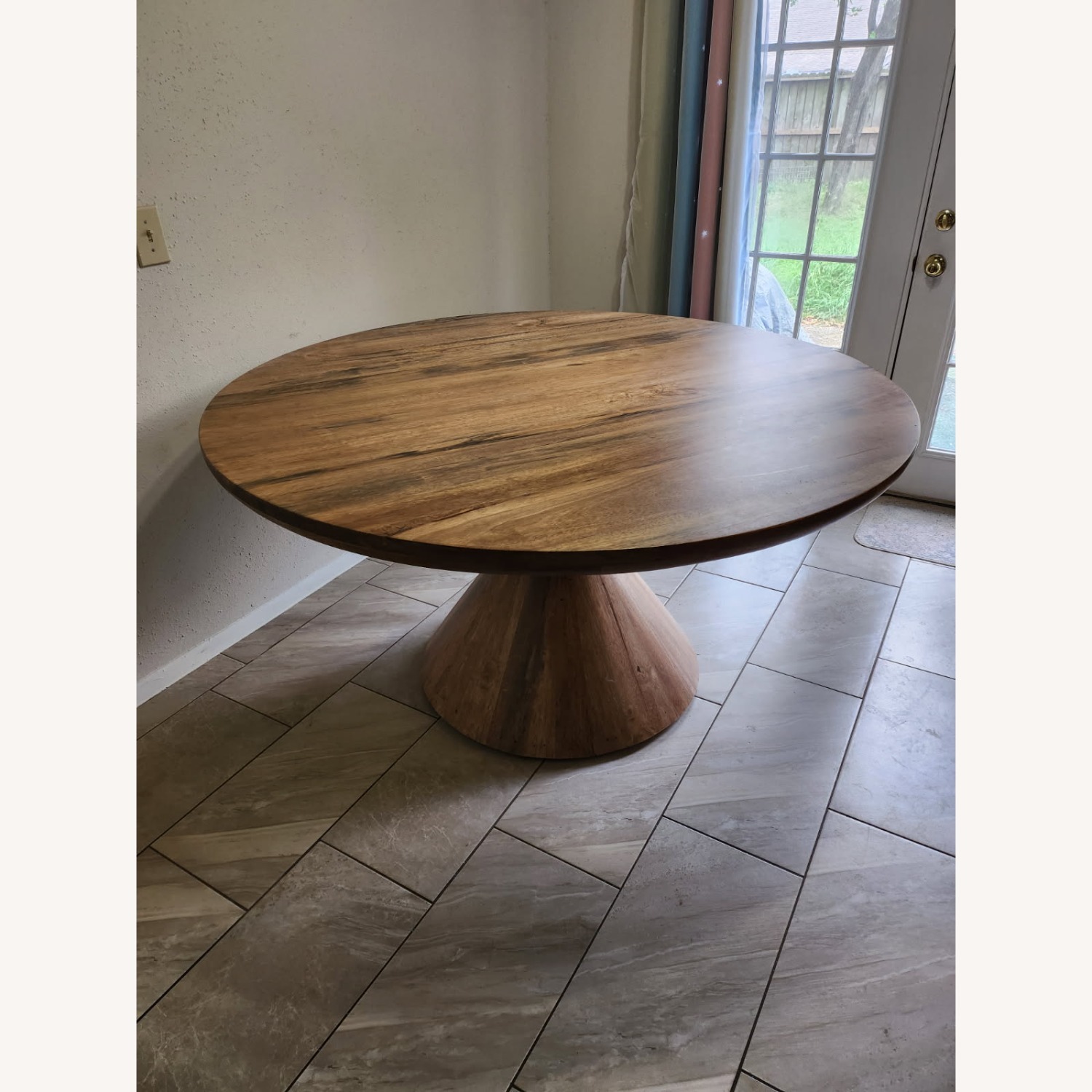 Round Wood Dining Table - image-4