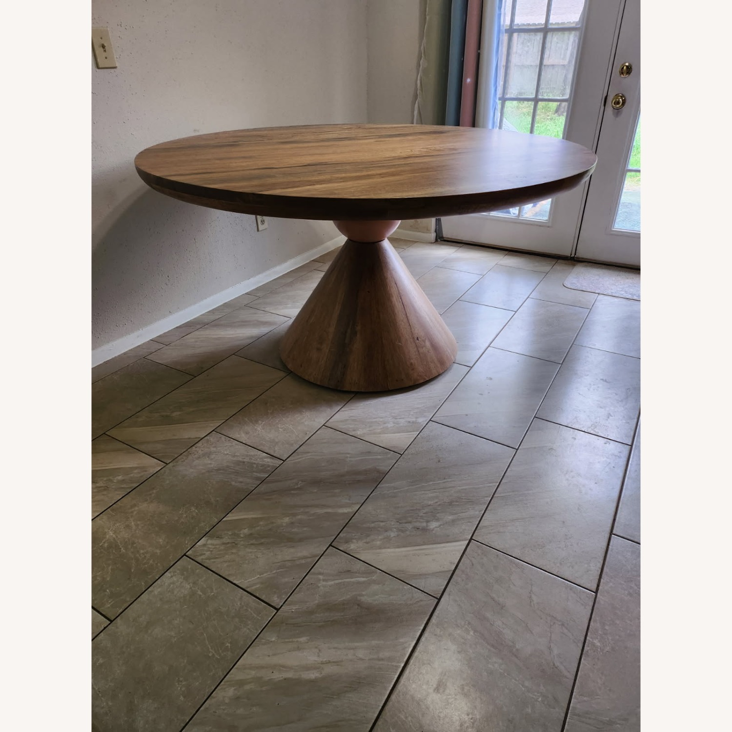 Round Wood Dining Table - image-3