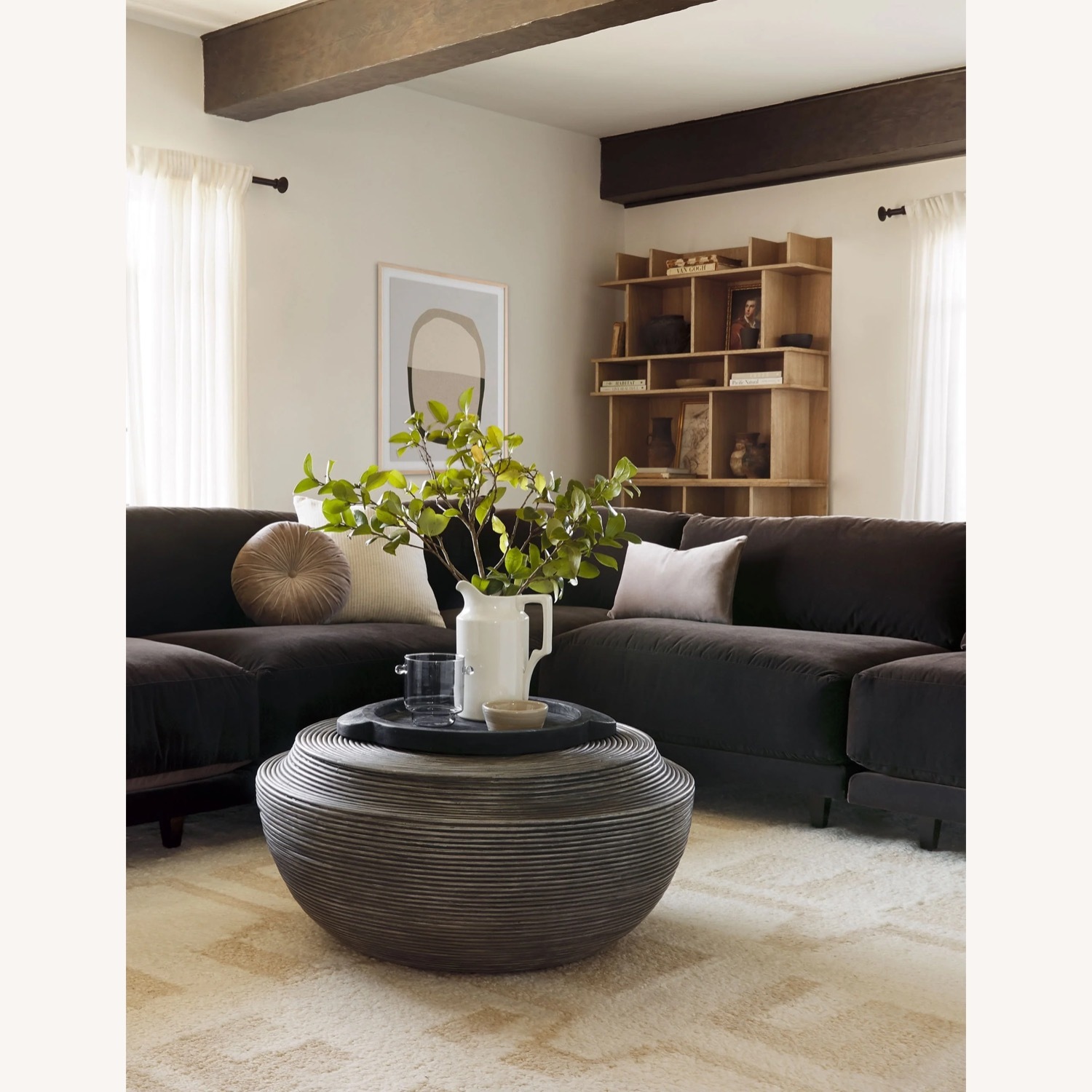 Frisco Round Coffee Table - image-2