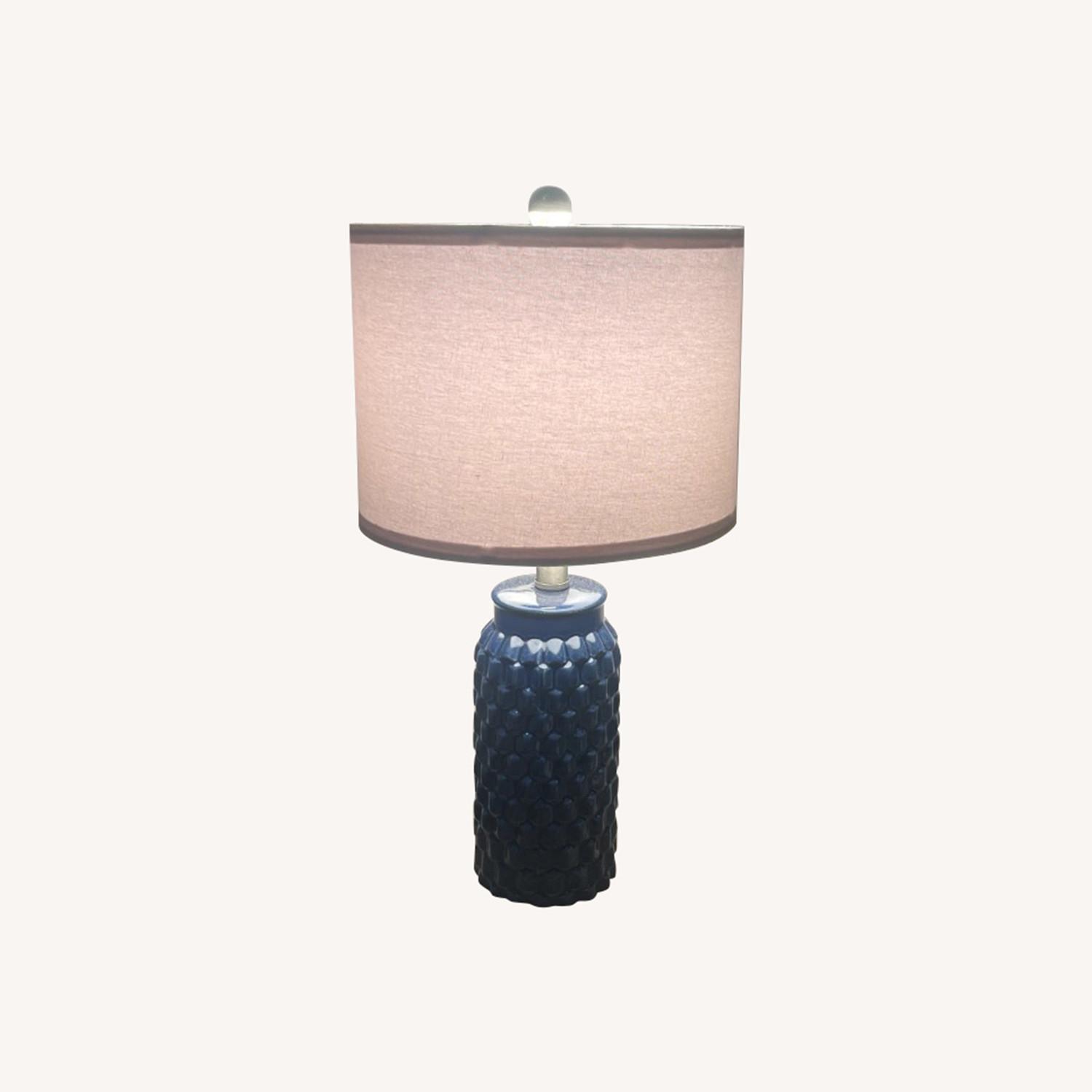 Modern Ceramic Bedside Lamp Set of 2 - image-5