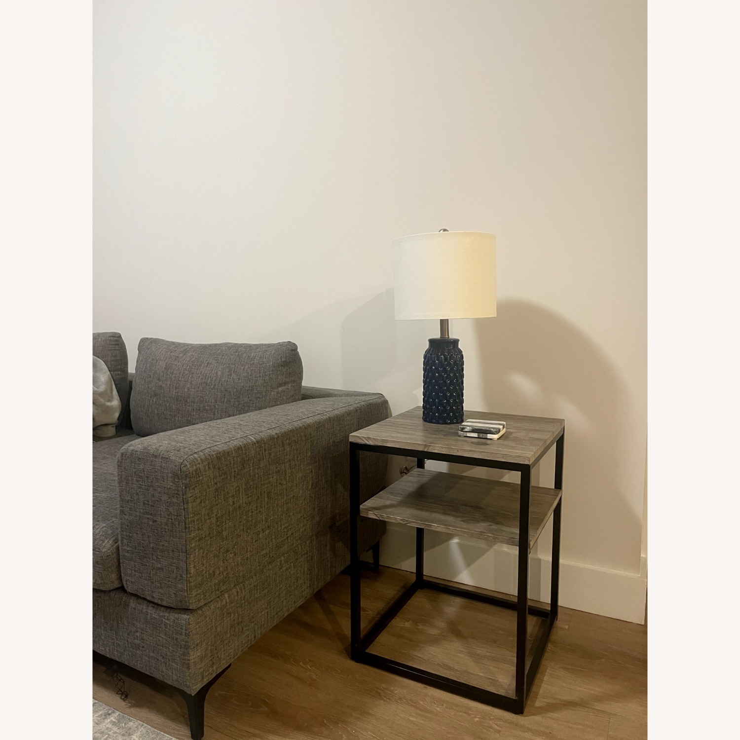 Modern Ceramic Bedside Lamp Set of 2 - image-3