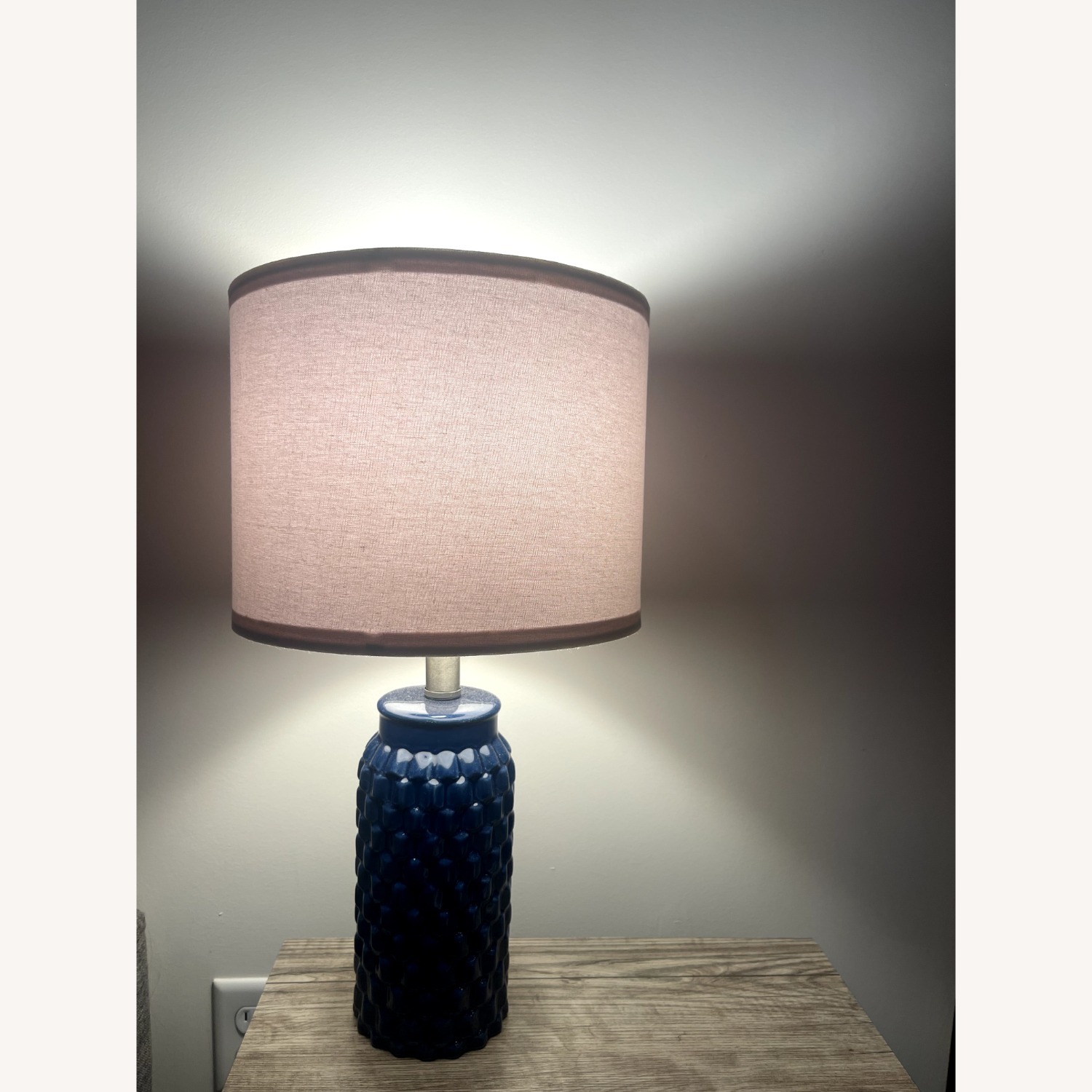 Modern Ceramic Bedside Lamp Set of 2 - image-2