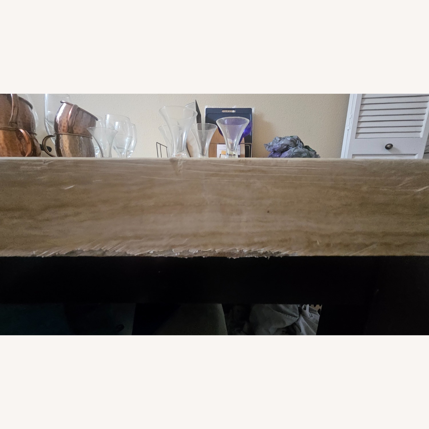 Faux Marble Dining Table - image-4