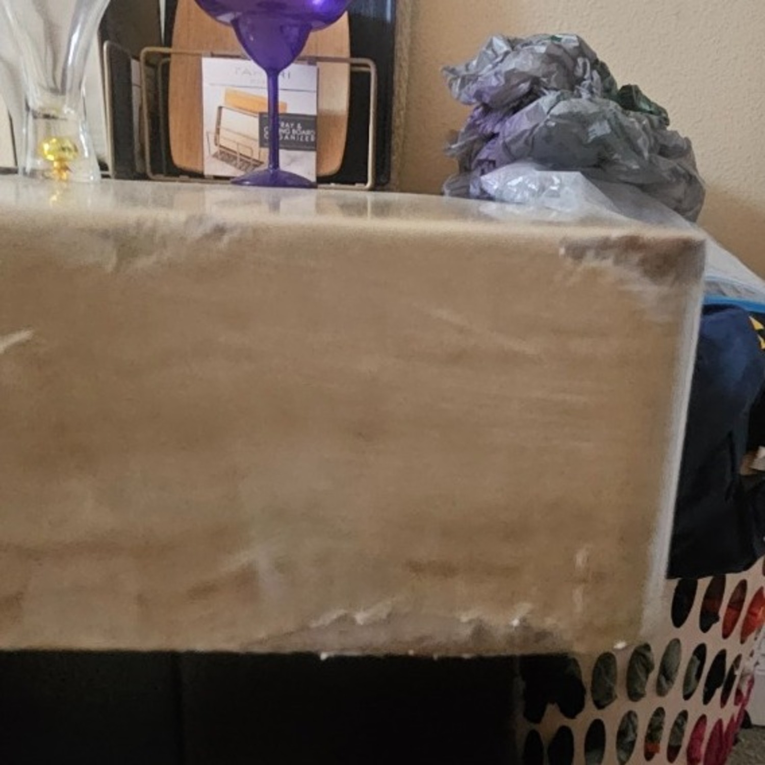 Faux Marble Dining Table - image-5