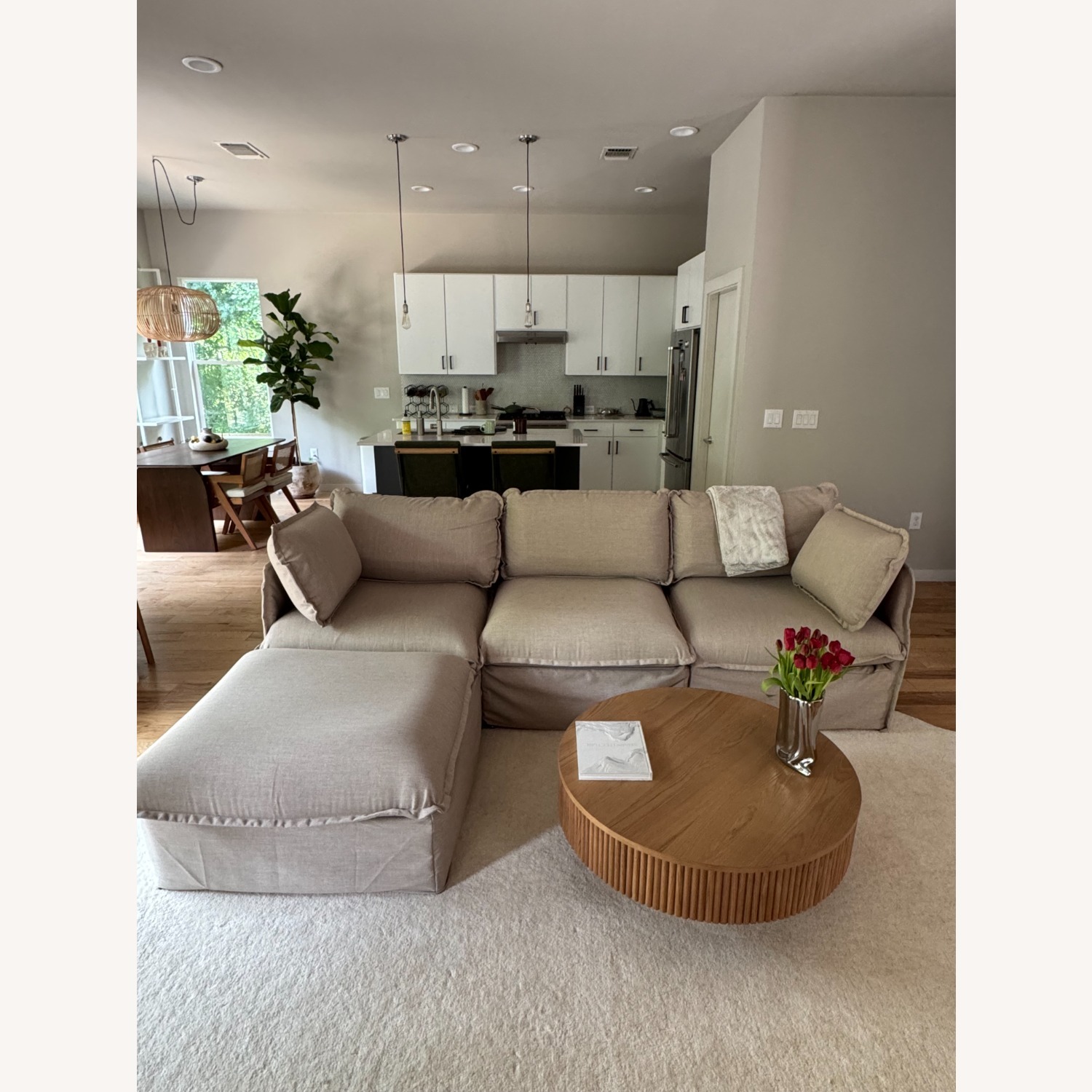 Anabei Modular Washable 3-Seater Sectional - image-0