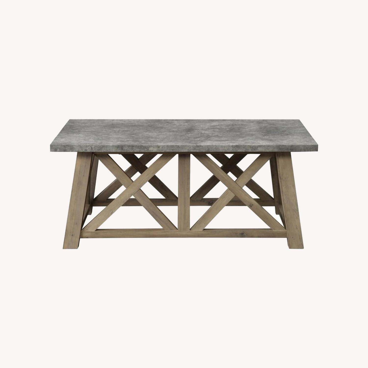 Better Homes & Gardens Granary Modern Farmhouse Coffee Table, Rustic Gray - image-0