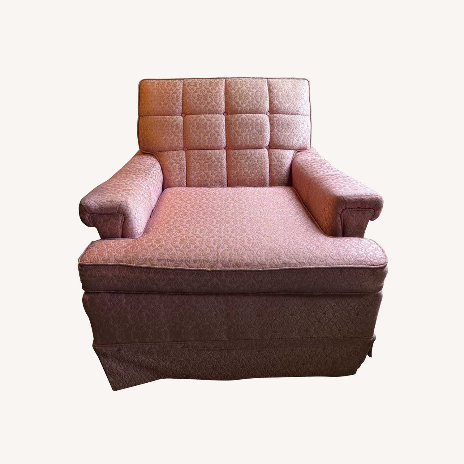 Vintage Pink Accent Chair - image-0