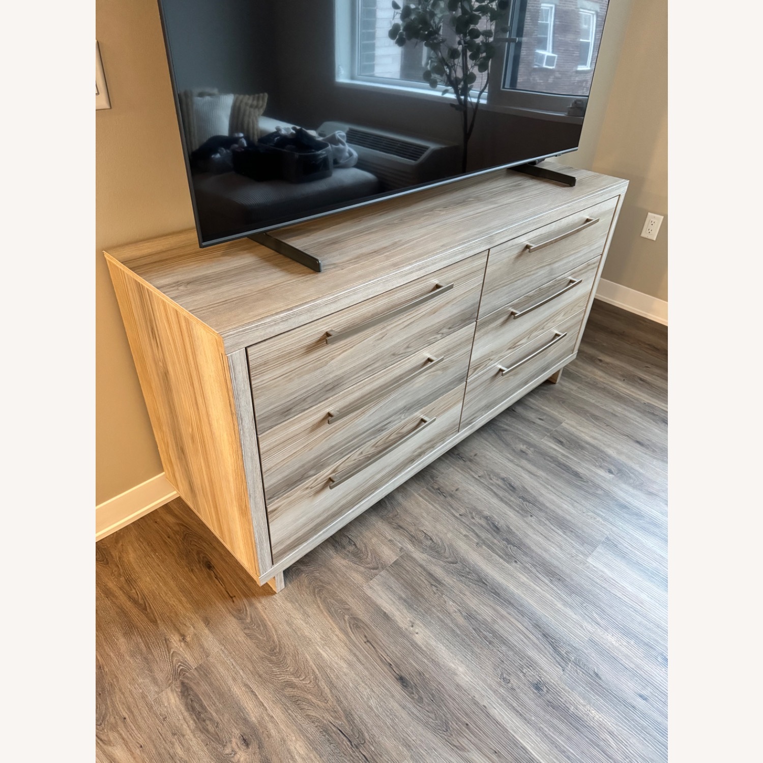 Wayfair Beige Durning 62.01'' 6 Drawer Dresser - image-1