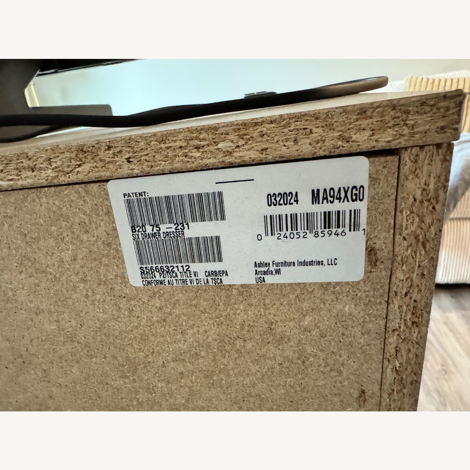 Wayfair Beige Durning 62.01'' 6 Drawer Dresser - image-8