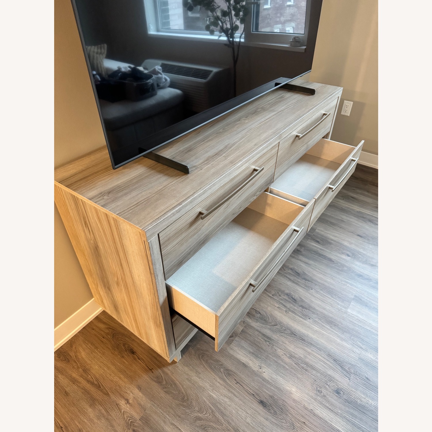 Wayfair Beige Durning 62.01'' 6 Drawer Dresser - image-3