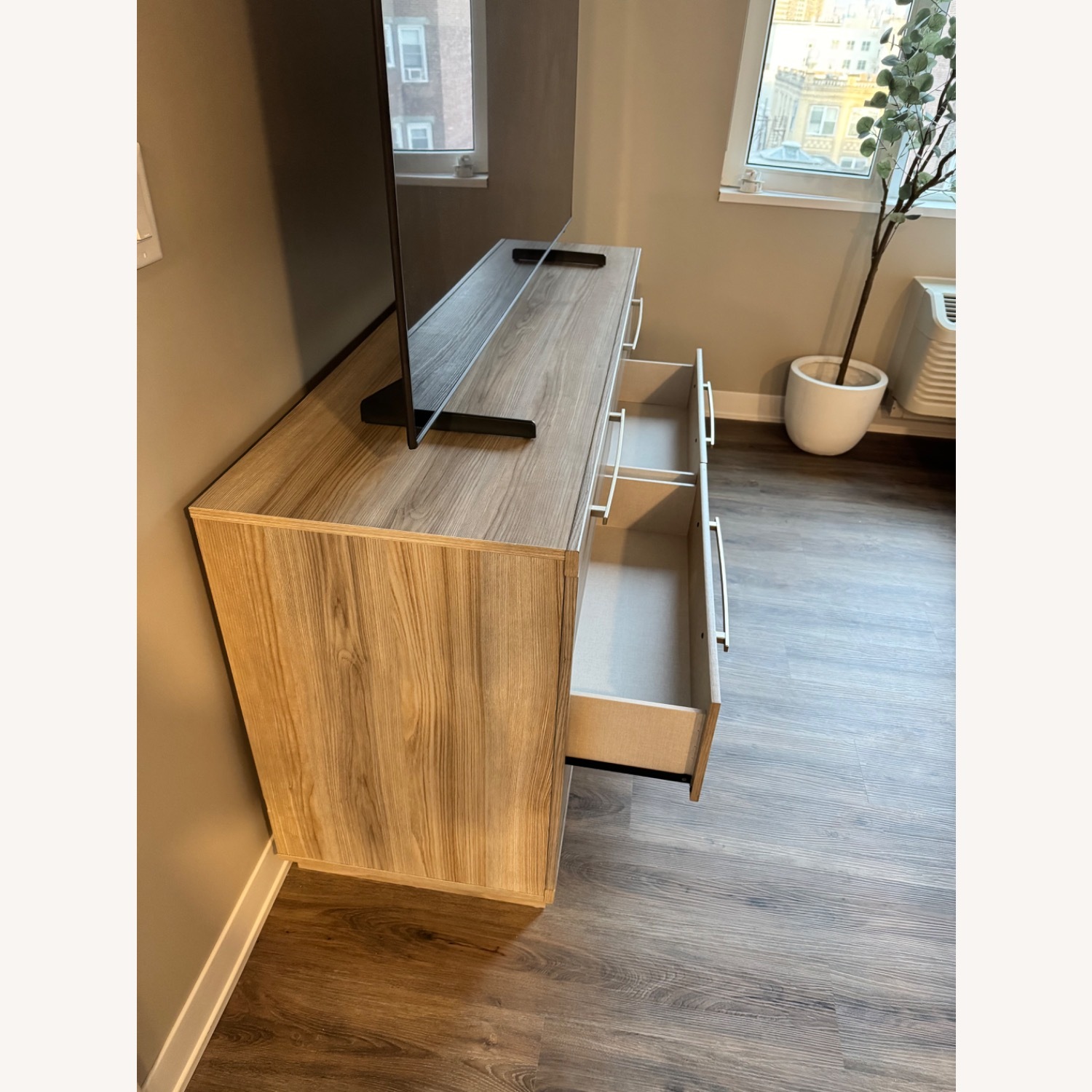 Wayfair Beige Durning 62.01'' 6 Drawer Dresser - image-4