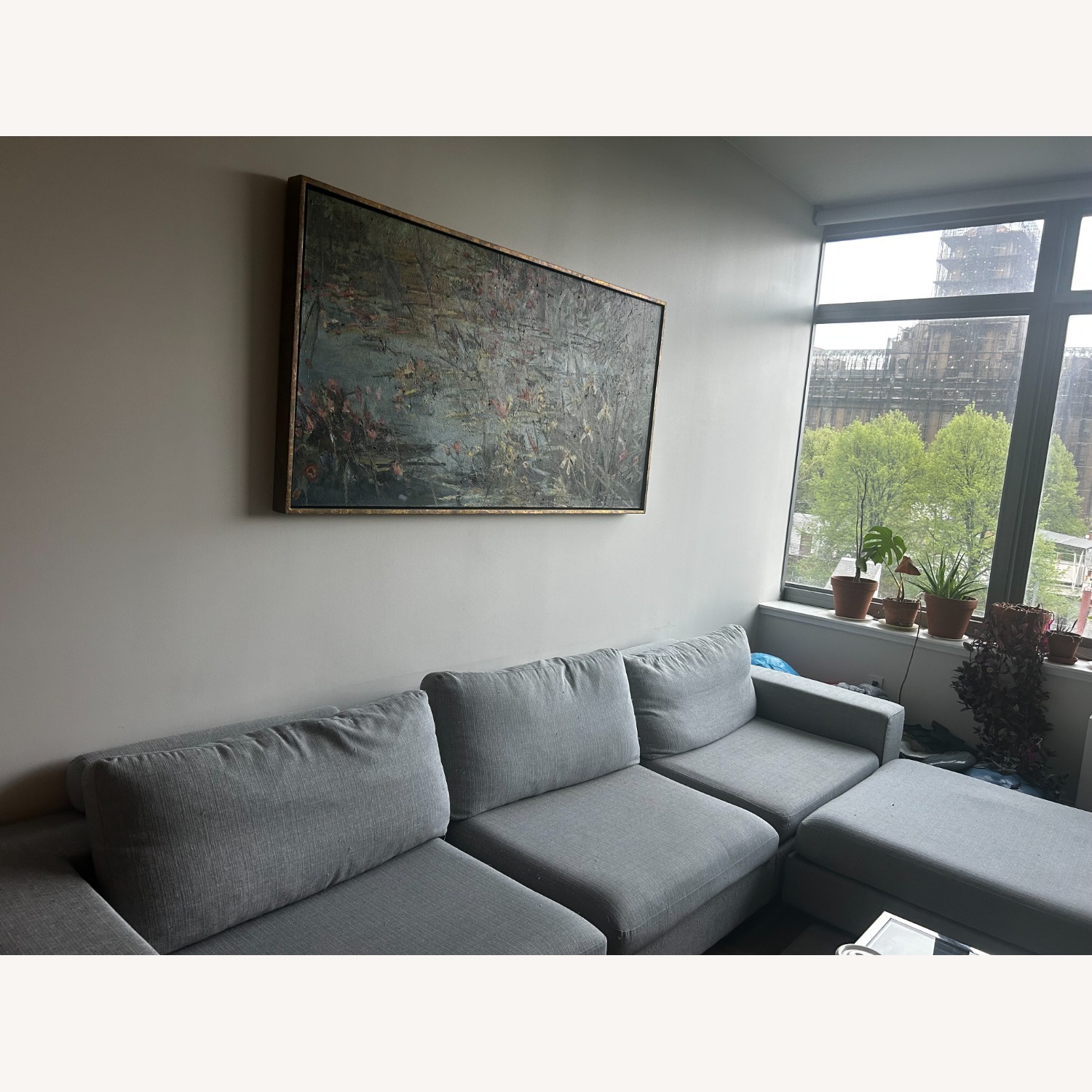 Modani Large Grey Sectional - image-0