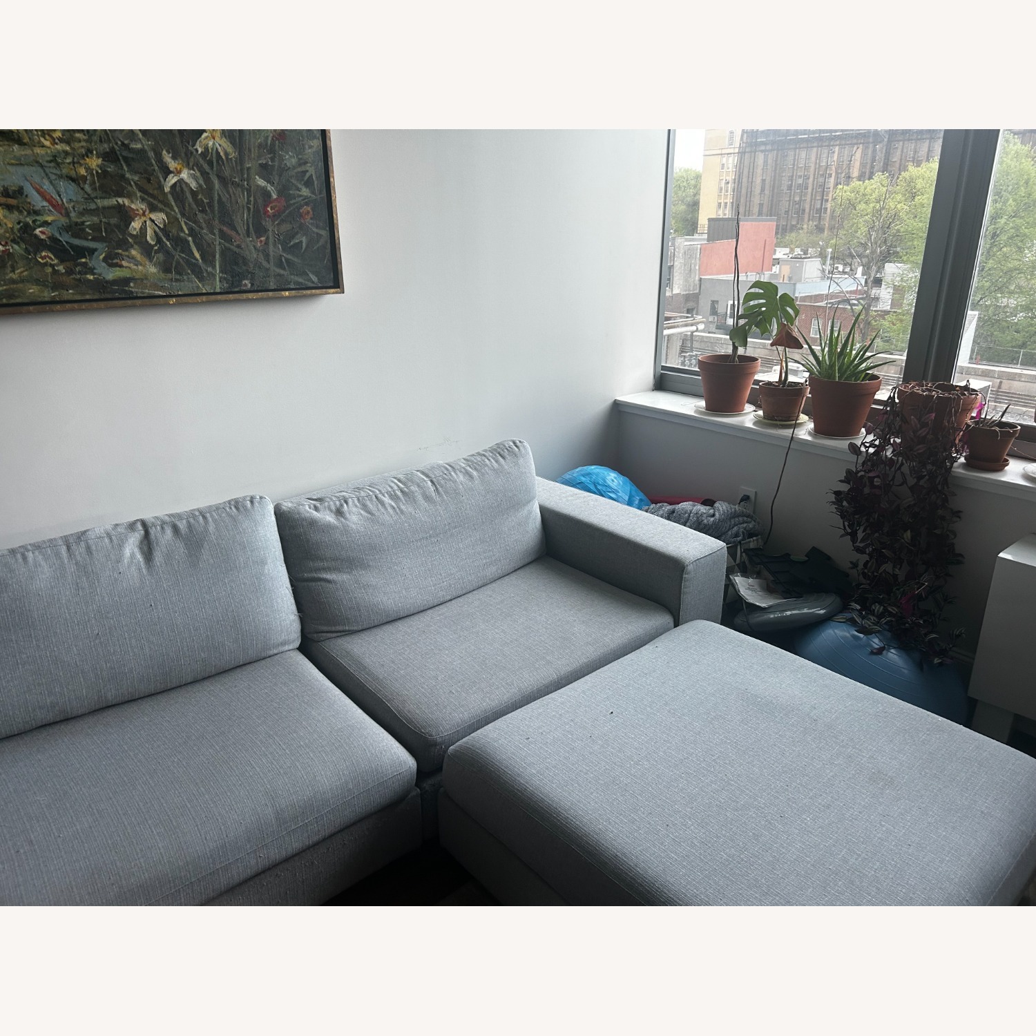 Modani Large Grey Sectional - image-3