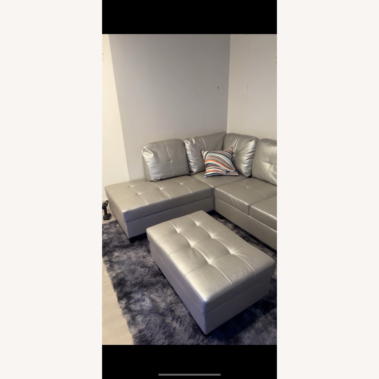 3 - Piece Faux Leather Living Room Set - image-3