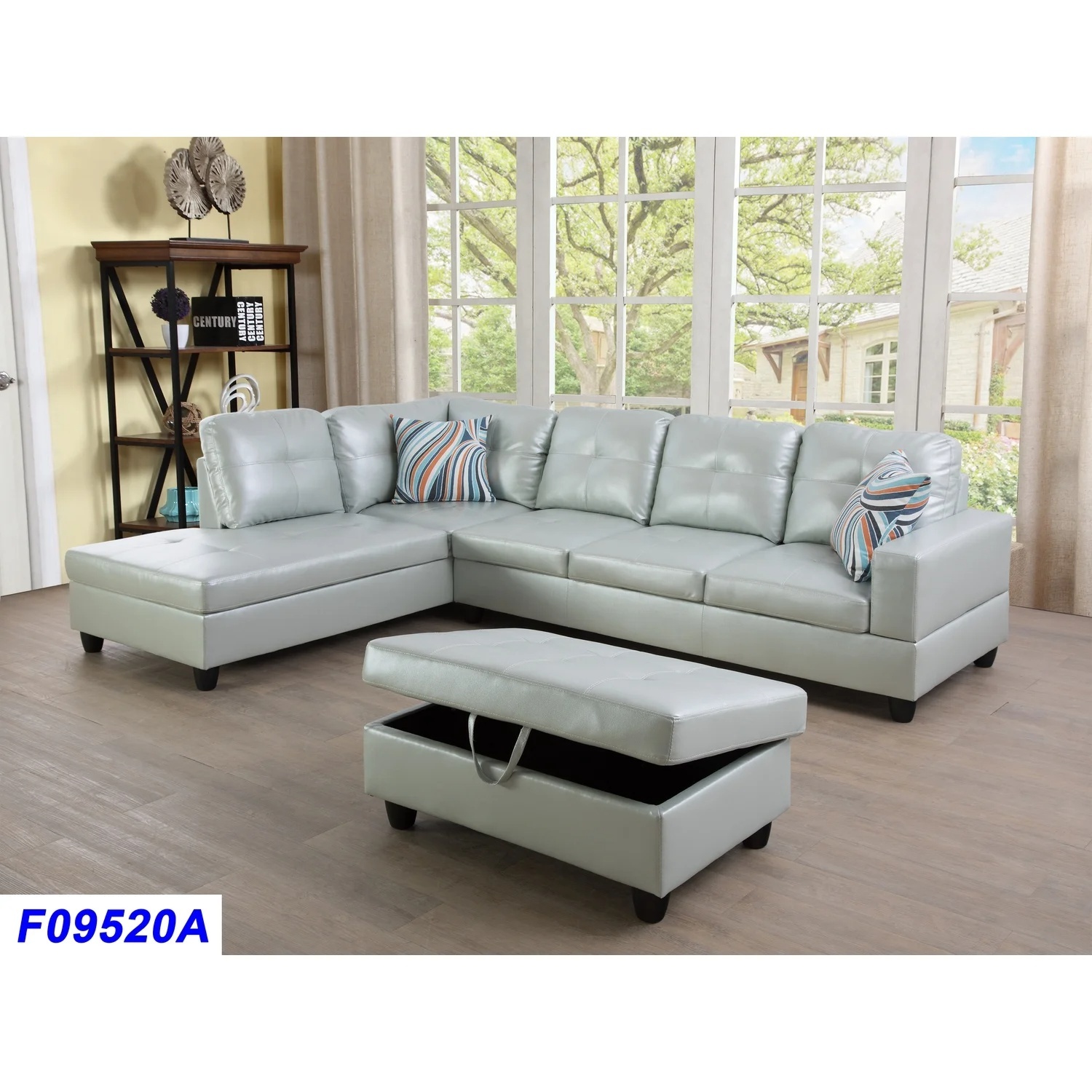3 - Piece Faux Leather Living Room Set - image-6