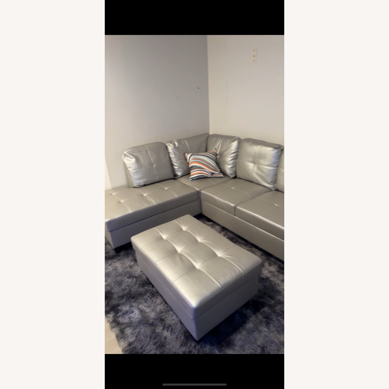 3 - Piece Faux Leather Living Room Set - image-1