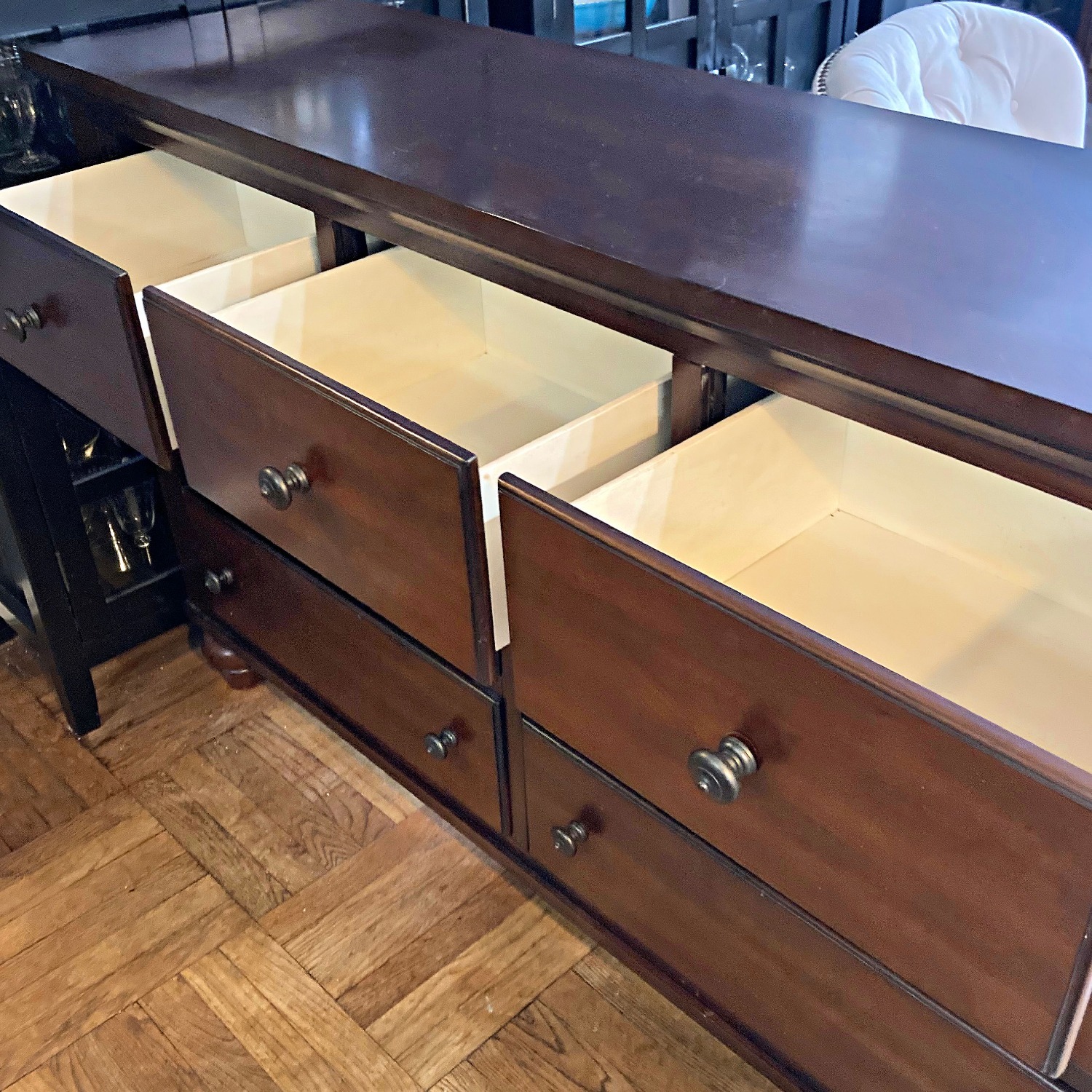 Chatham 7 Drawer Cherry Wood Dresser - image-5