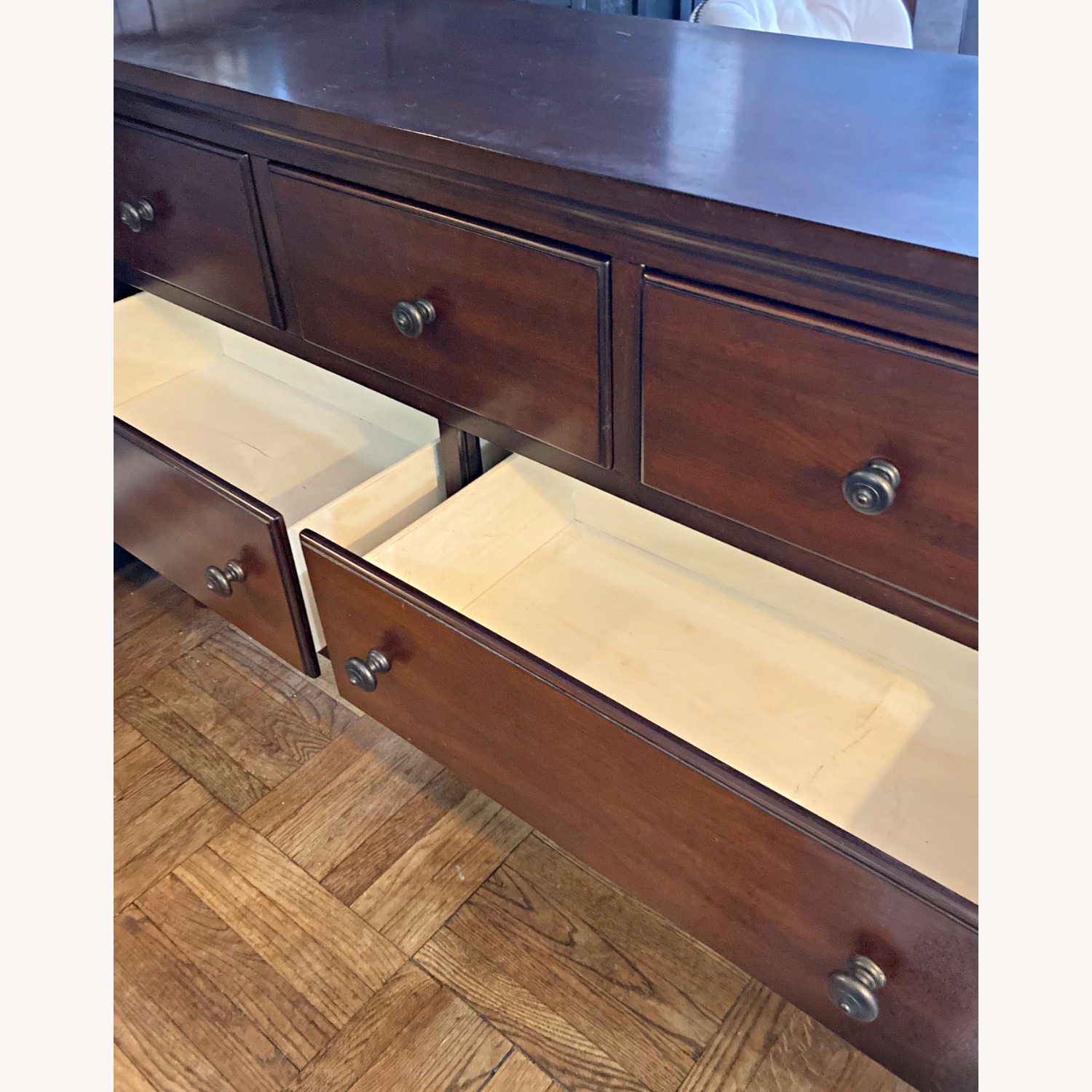 Chatham 7 Drawer Cherry Wood Dresser - image-6