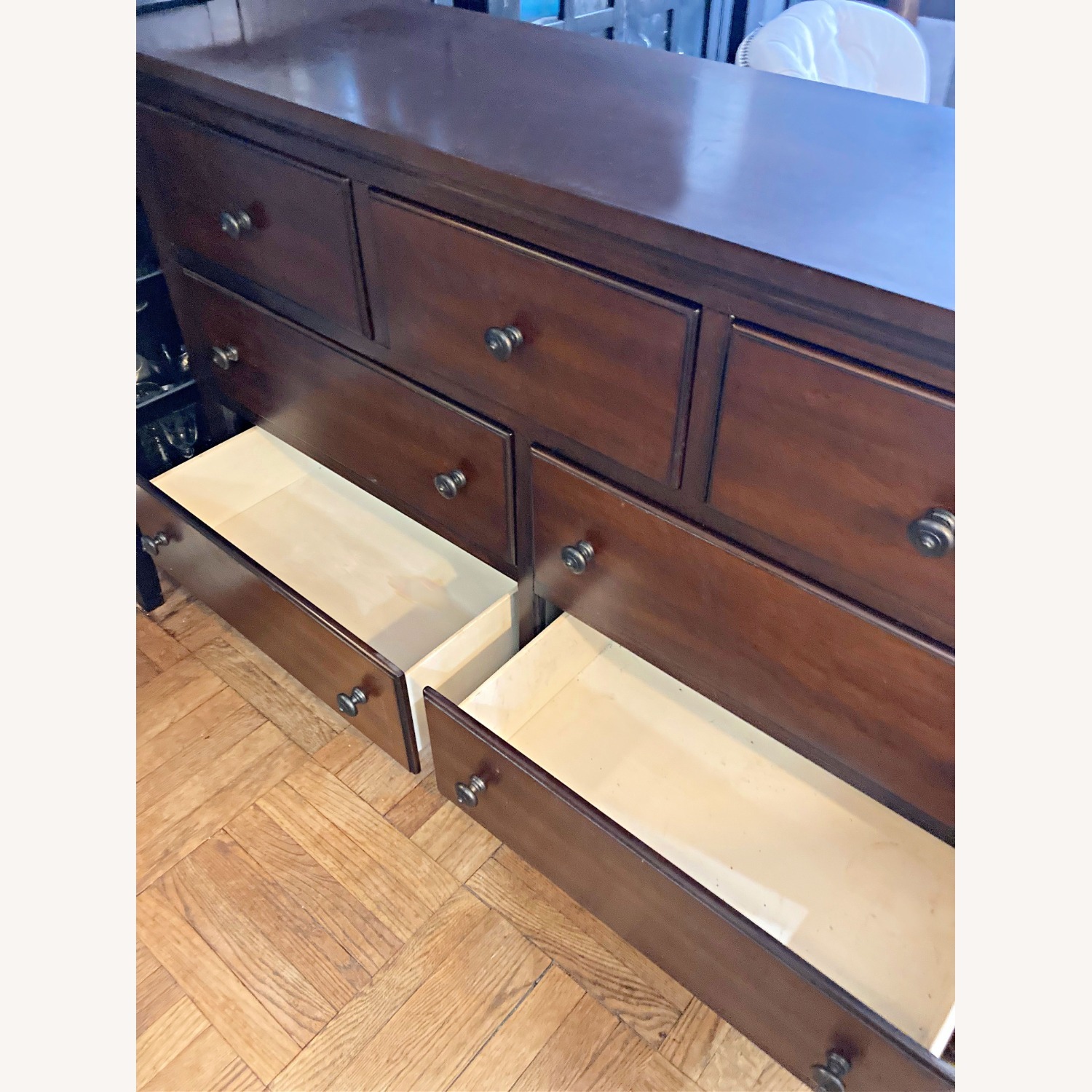 Chatham 7 Drawer Cherry Wood Dresser - image-8