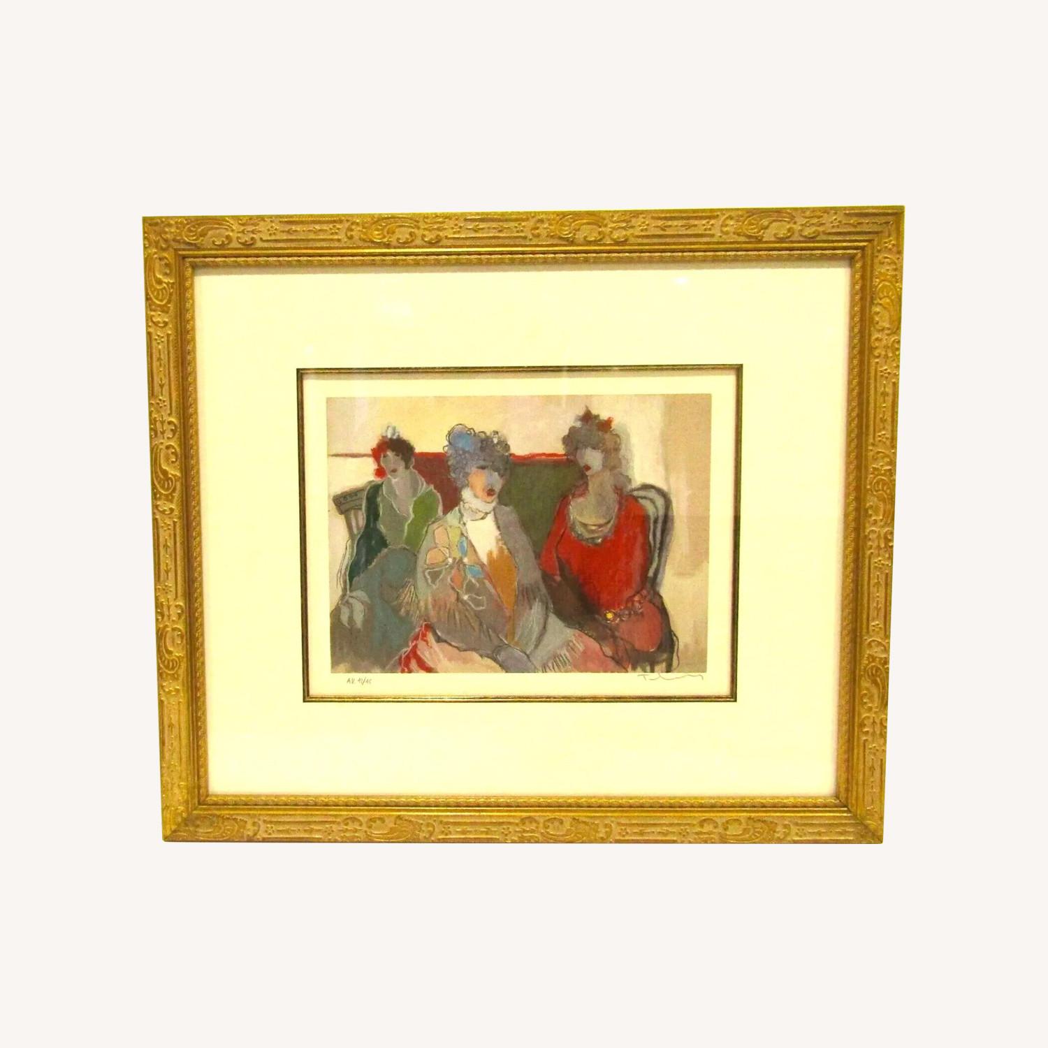 Itzchak Tarkay Signed Lithograph The Aristocrats - image-0