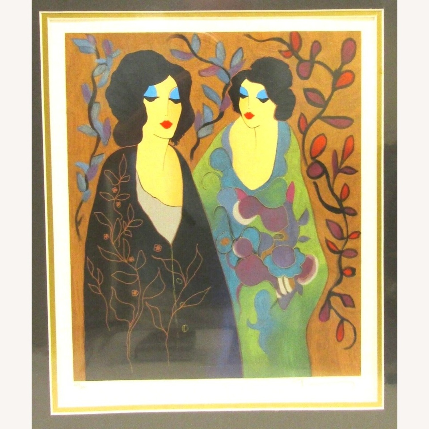 Itzchak Tarkay Signed Serigraph "Floral Ballroom" - image-2