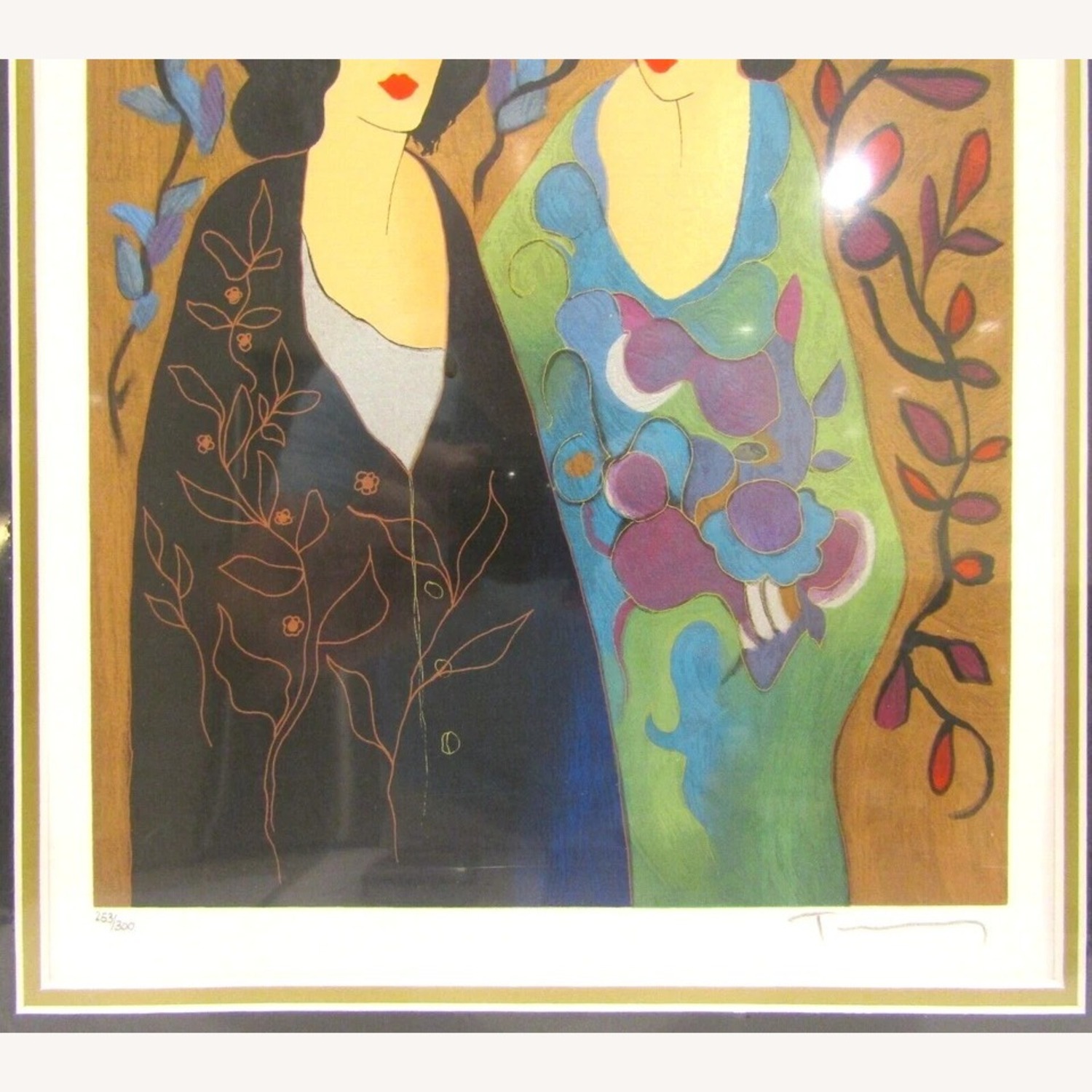 Itzchak Tarkay Signed Serigraph "Floral Ballroom" - image-4