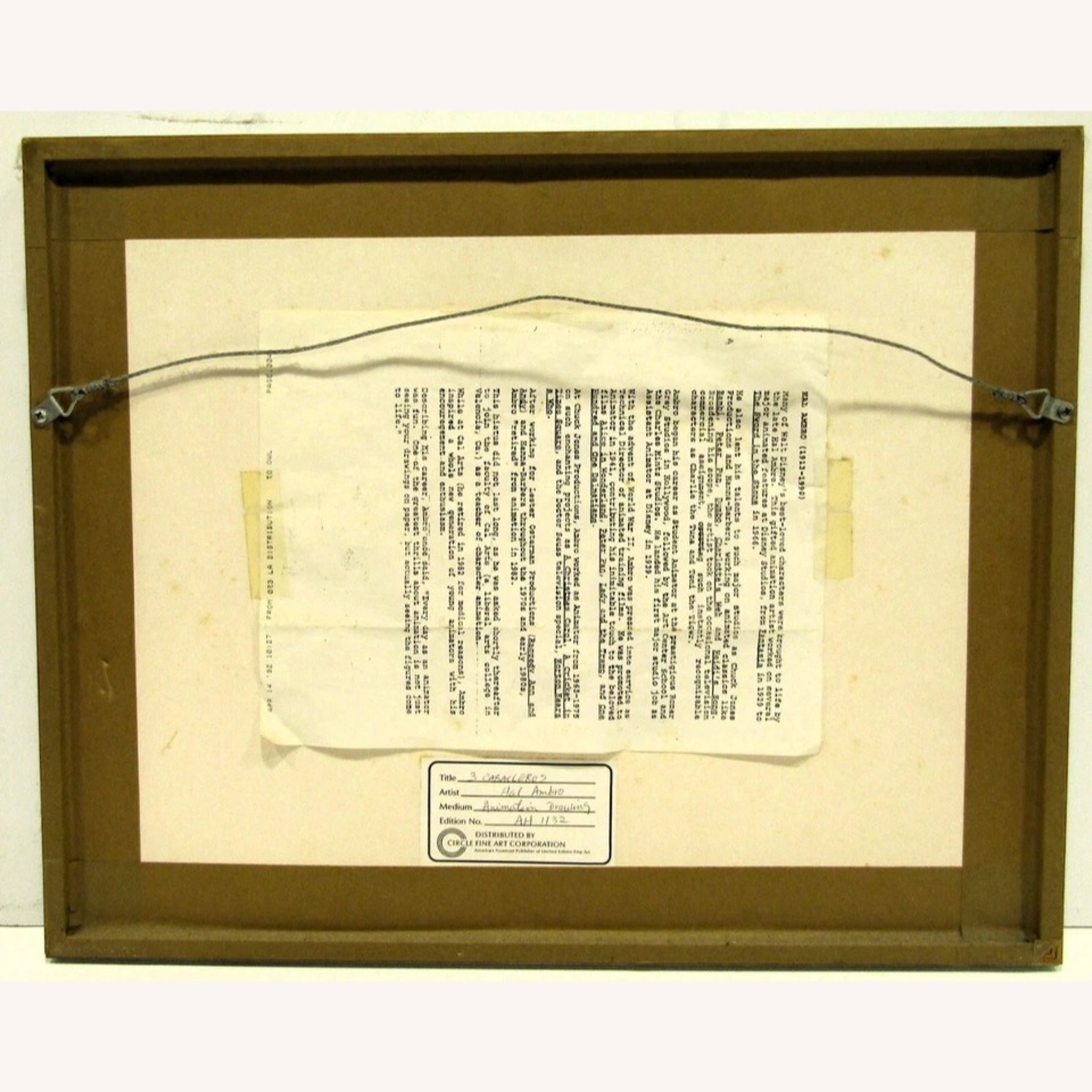 Vintage The Three Caballeros Animation Hal Ambro - image-6