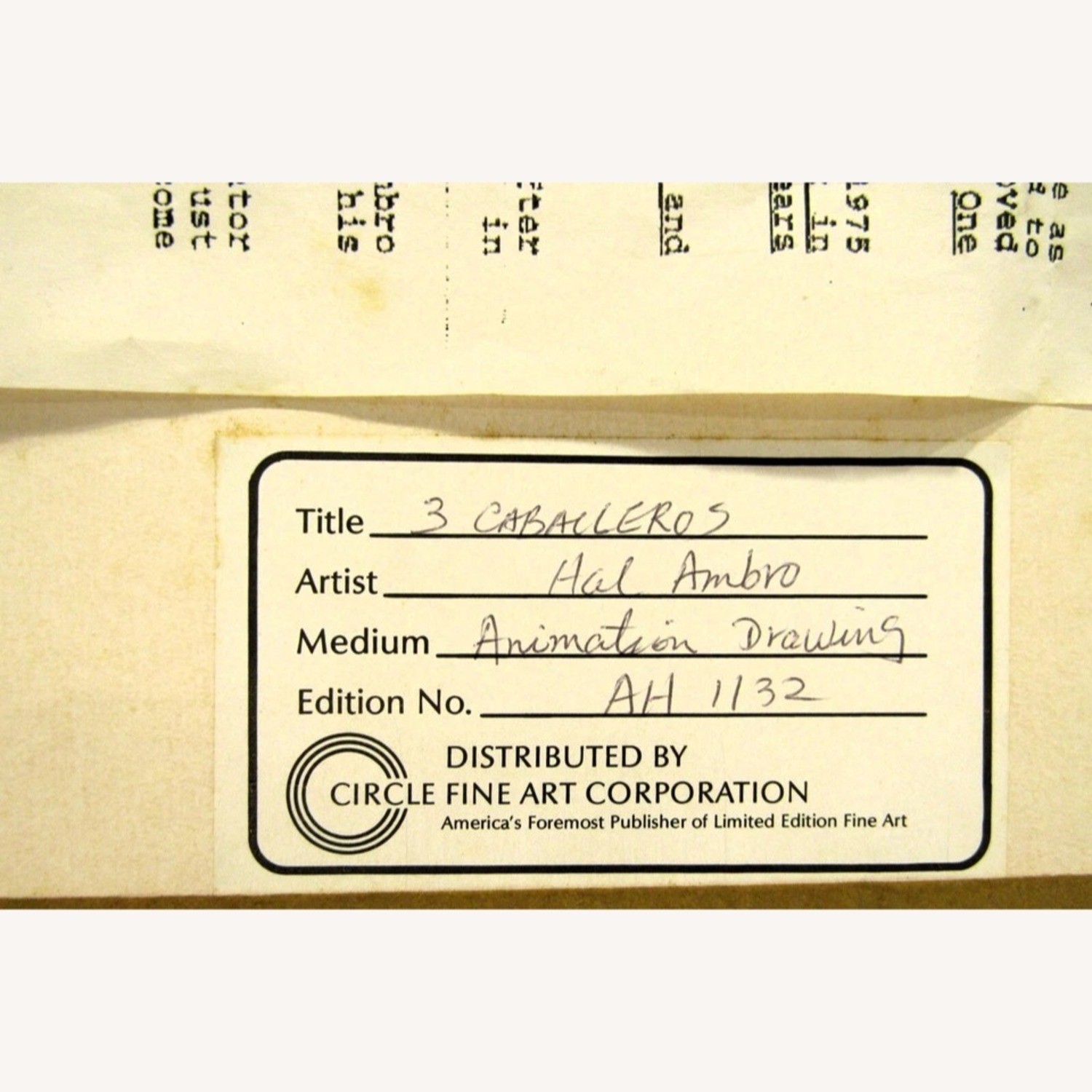 Vintage The Three Caballeros Animation Hal Ambro - image-7