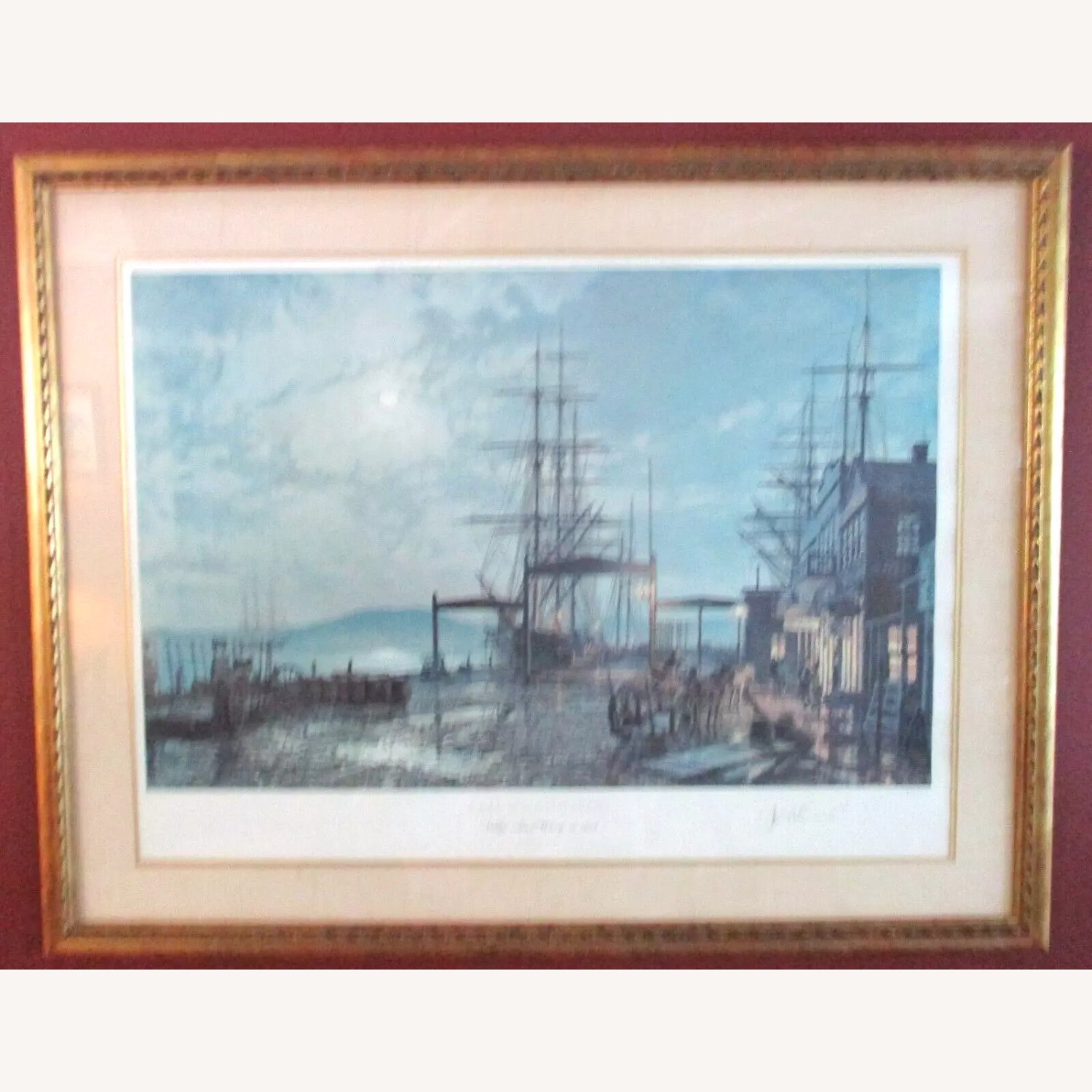 1975 John Stobart Lithograph San Francisco - image-1
