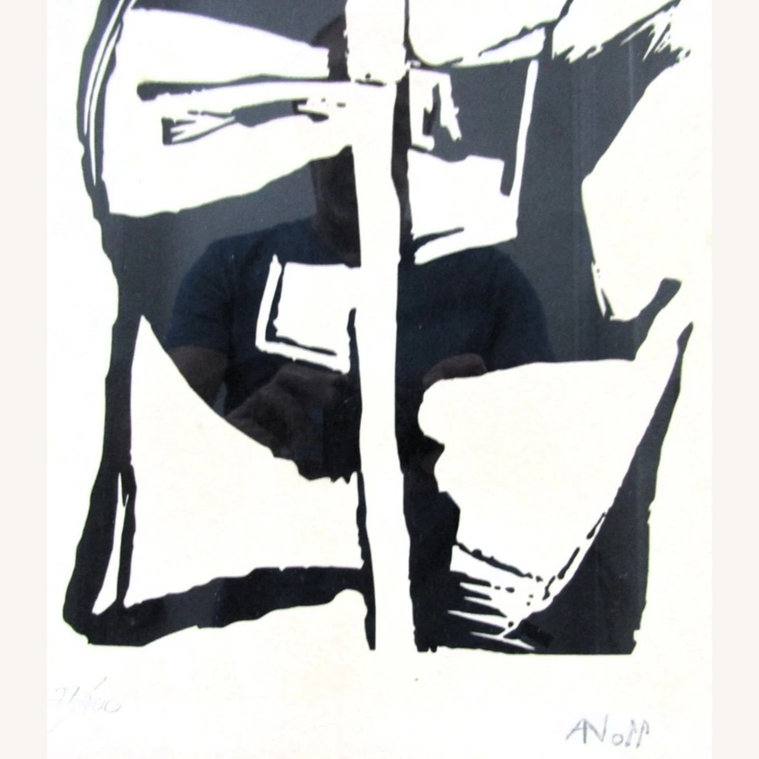 Alexandre Noll 1960's Signed Woodblock Print - image-4
