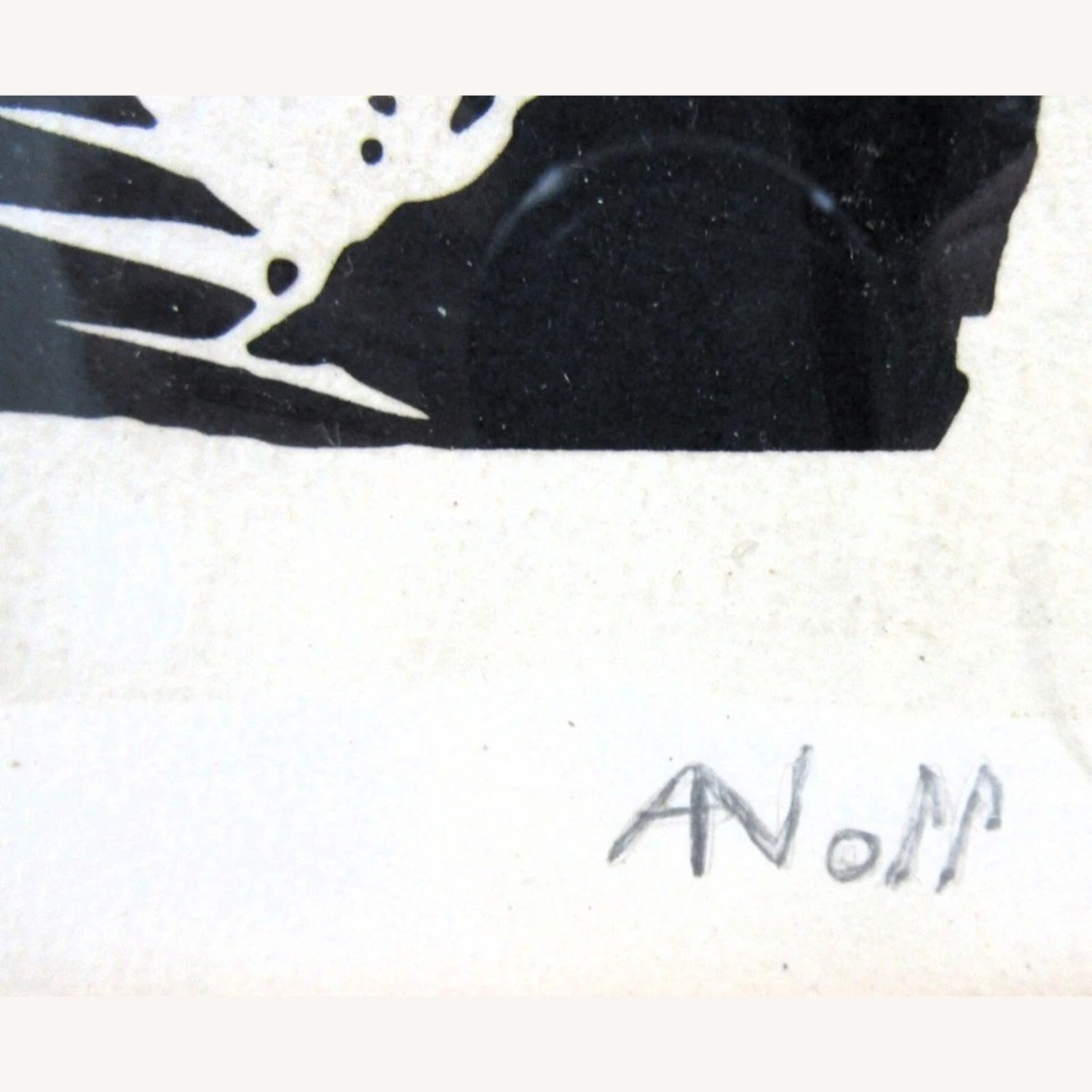 Alexandre Noll 1960's Signed Woodblock Print - image-5