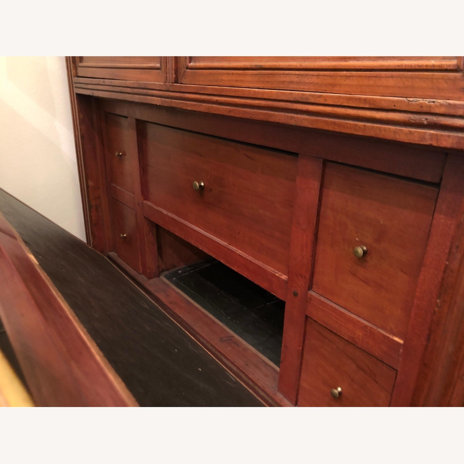 18th Century French Mahogany Secretaire a Abattant - image-9
