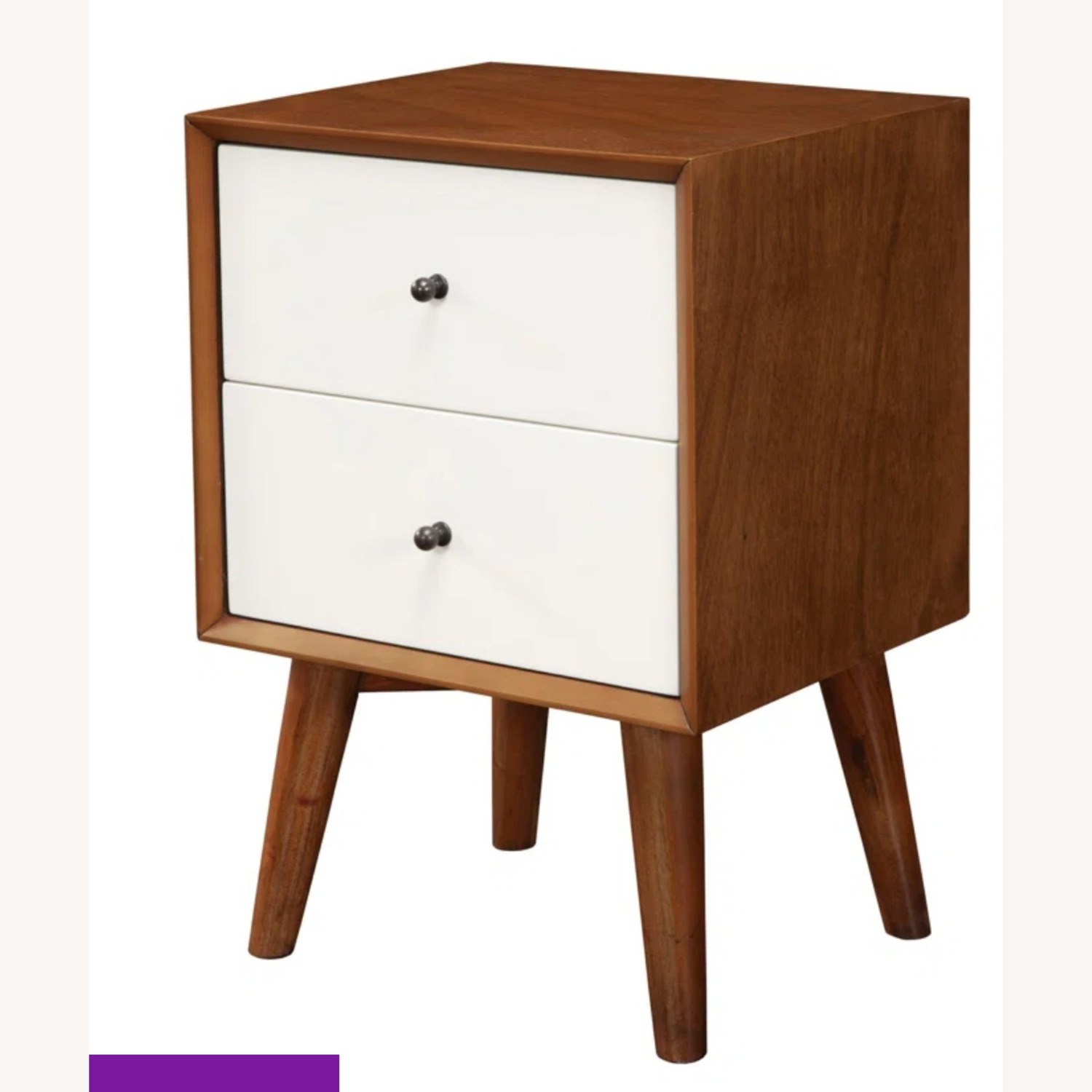 Baxton Studio Mid-Century Modern Night Stand - image-1