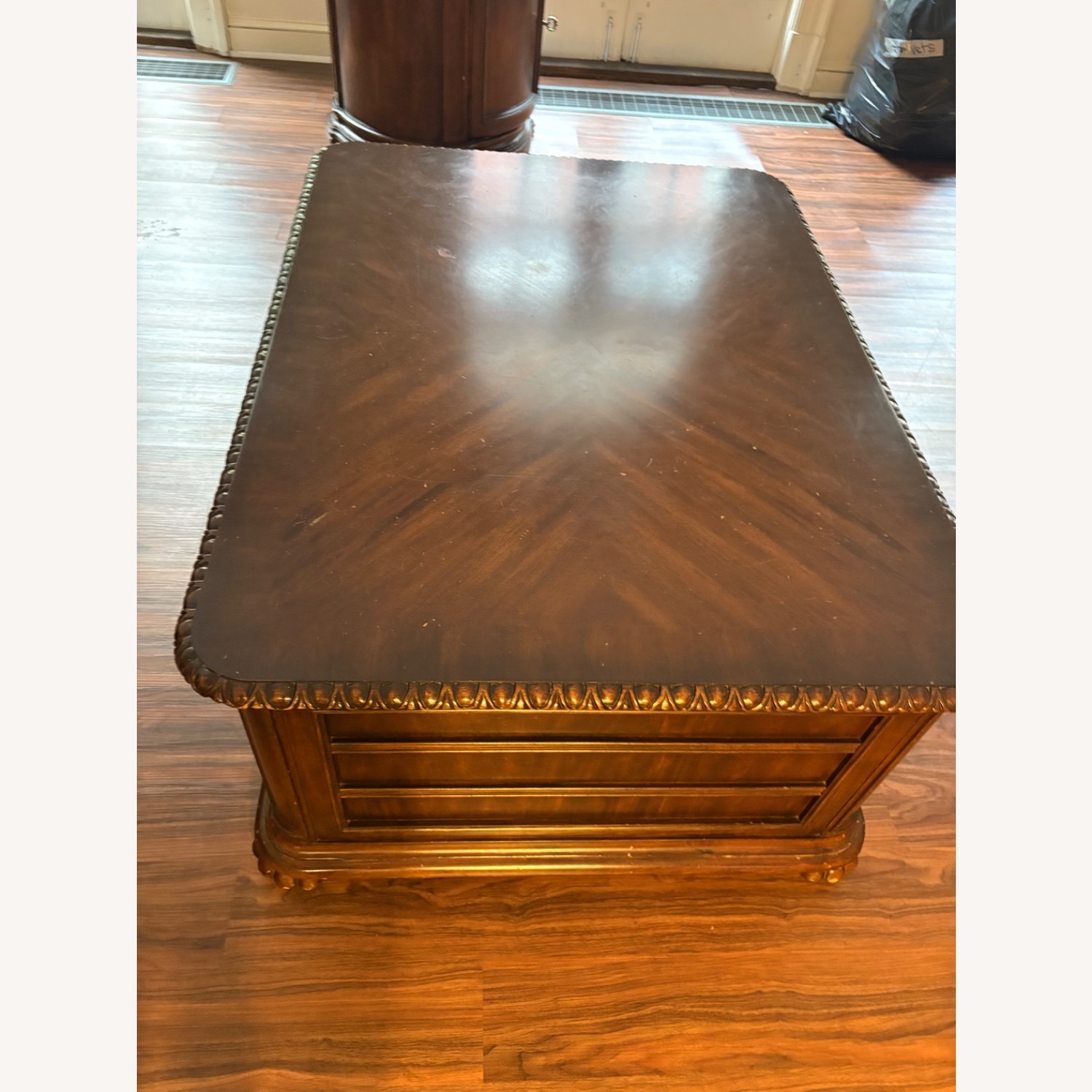 Bernhardt Buried Walnut Coffee Table - image-3