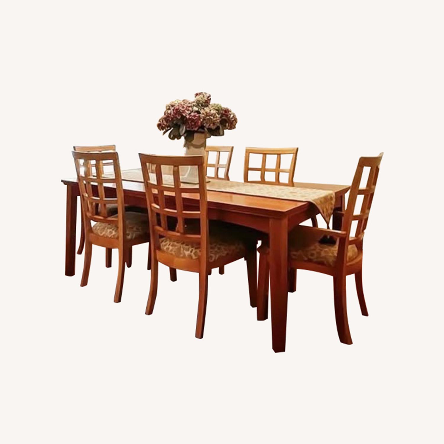 Bassett Dining Room Set with 6 Chairs - image-0