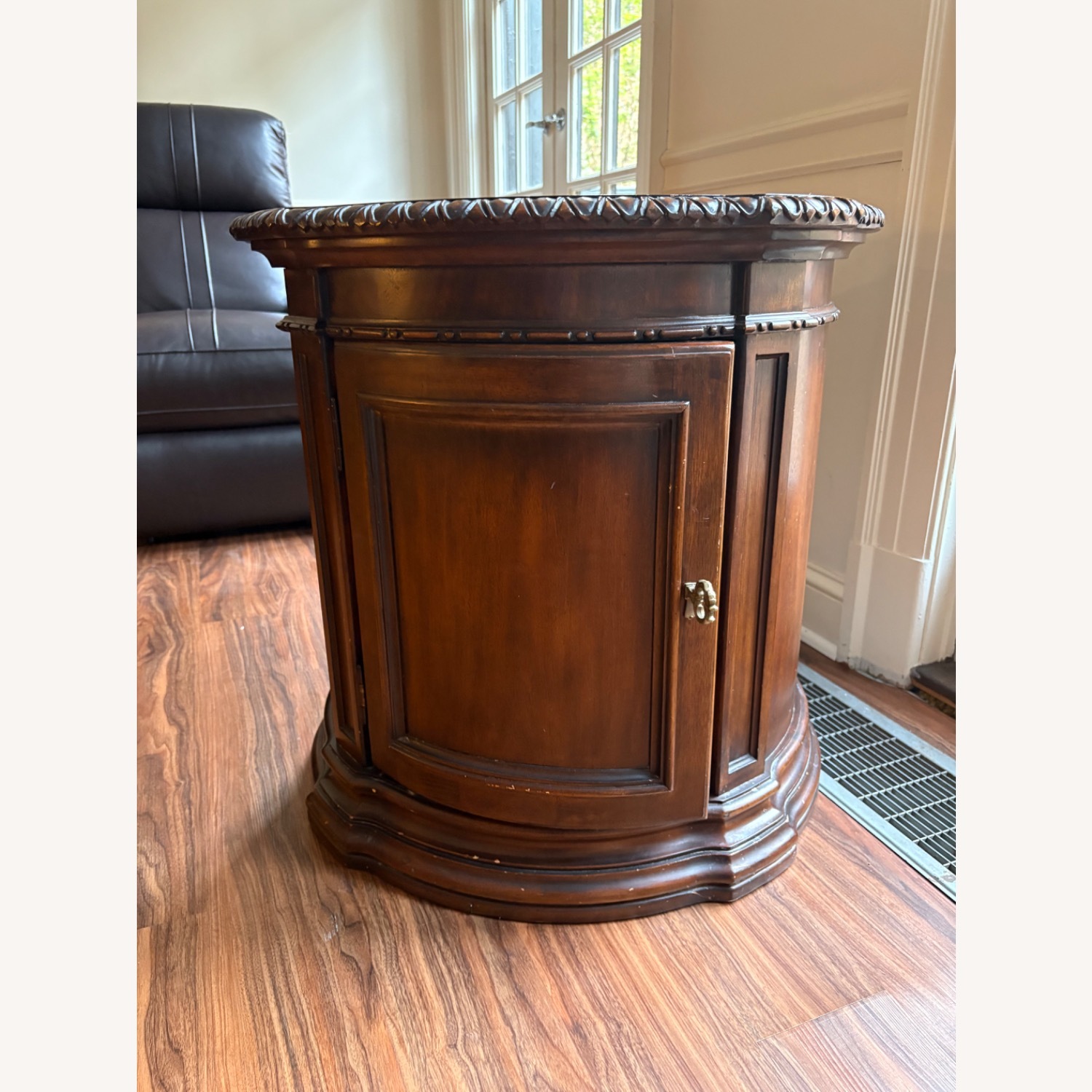 Burled Walnut Side Table - image-2