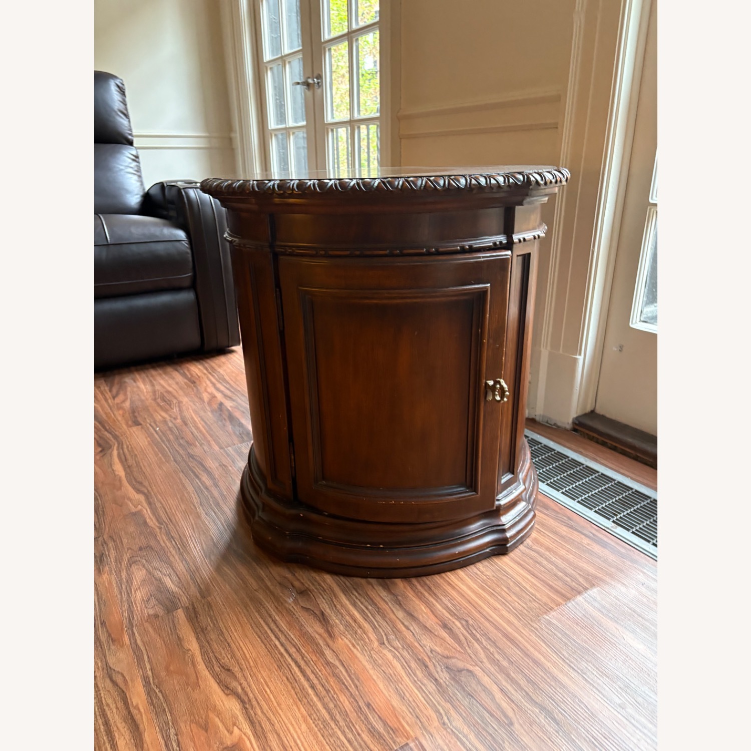 Burled Walnut Side Table - image-3