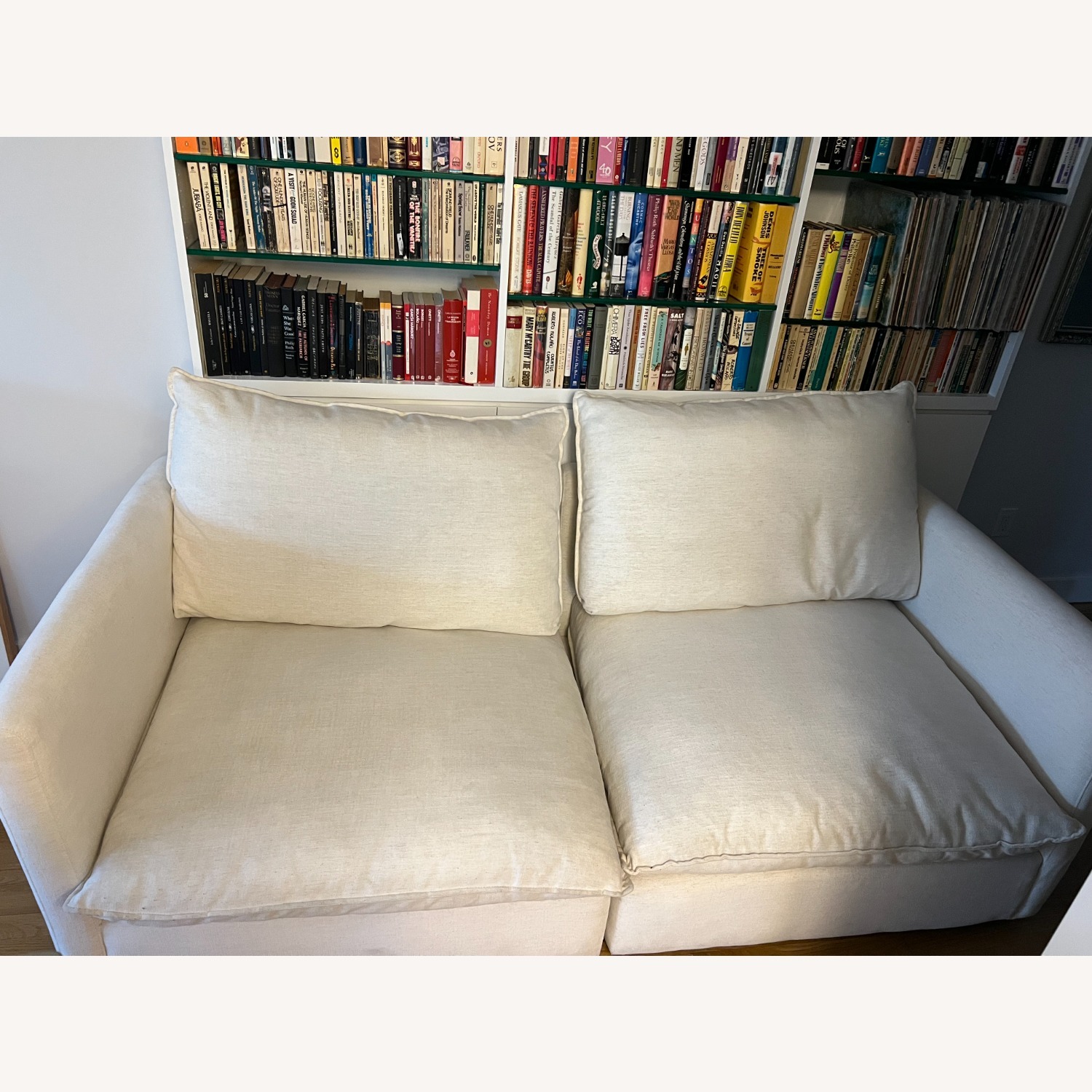 ABC Carpet White Sofa - image-3