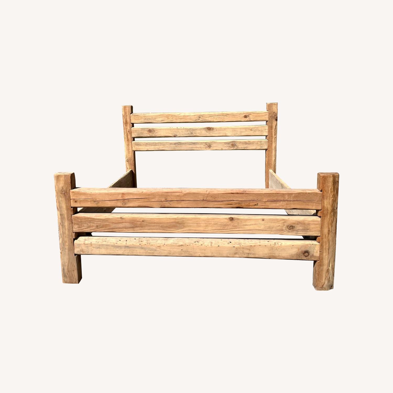 Unique Railway Sleepers Solid Wood Frame - image-0