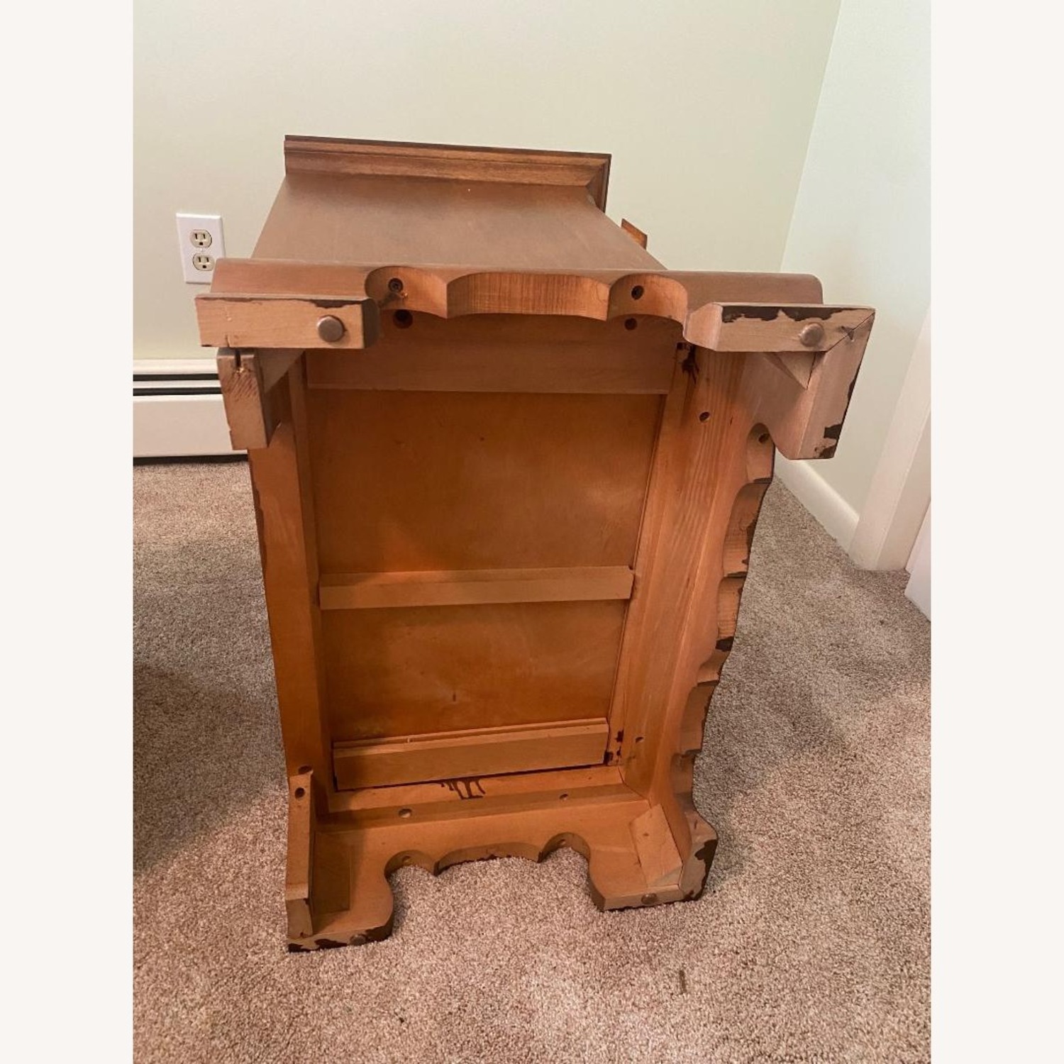 Ethan Allen Maple Cabinet Nightstand - image-8