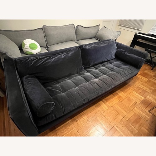Used Article Sven 88" Velvet Sofa in Blue for sale on AptDeco