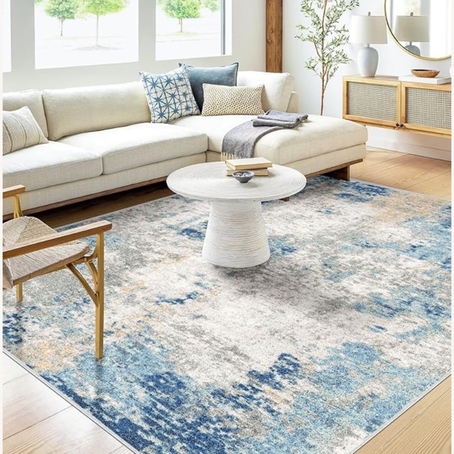 Deerly Modern Abstract Rug 6x9 - image-2