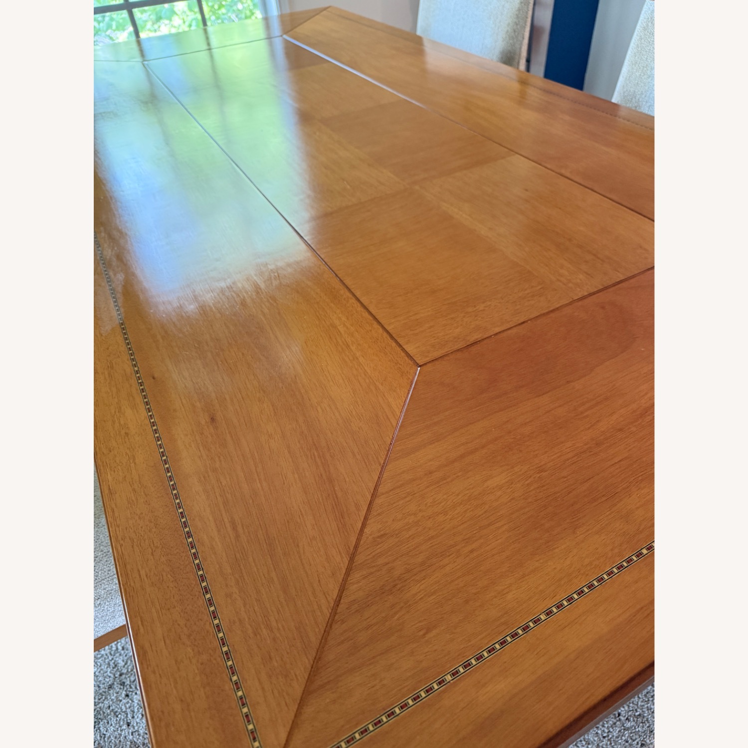 Solid Brazilian Wood Table and 6 Chairs Set - image-5